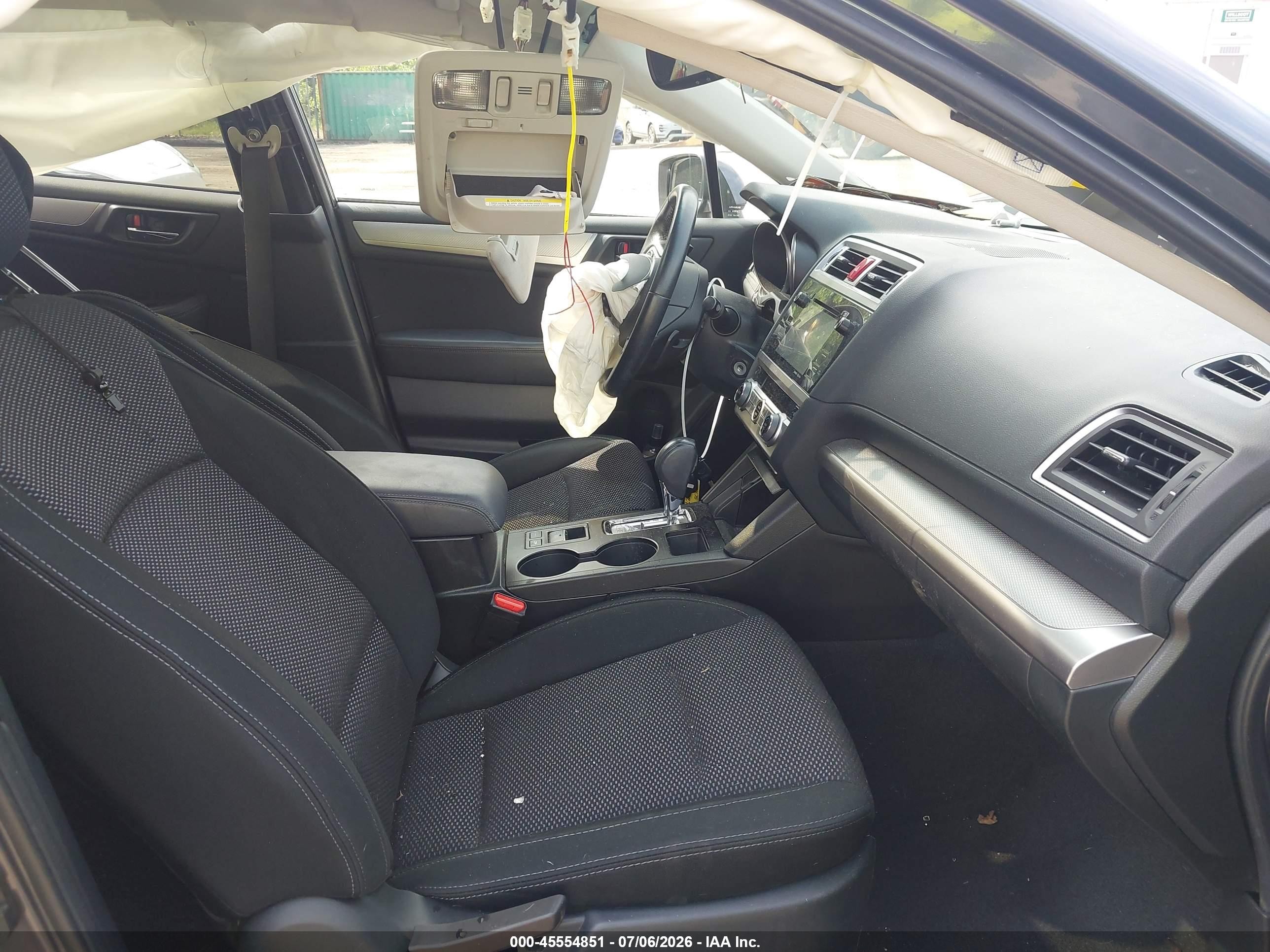 2015 Subaru Outback 2.5i Premium Gray vin: 4S4BSAEC8F3322562