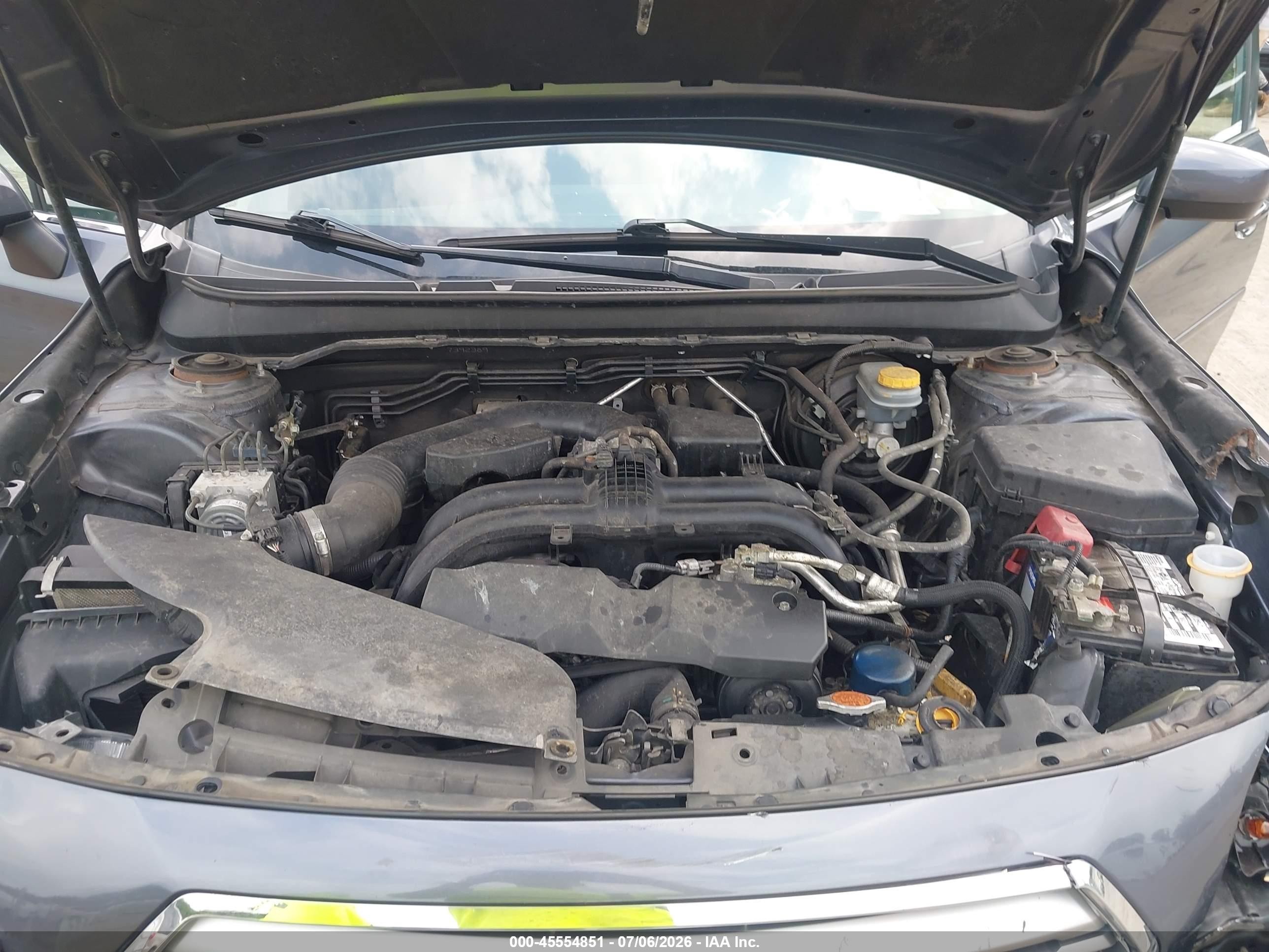 2015 Subaru Outback 2.5i Premium Gray vin: 4S4BSAEC8F3322562