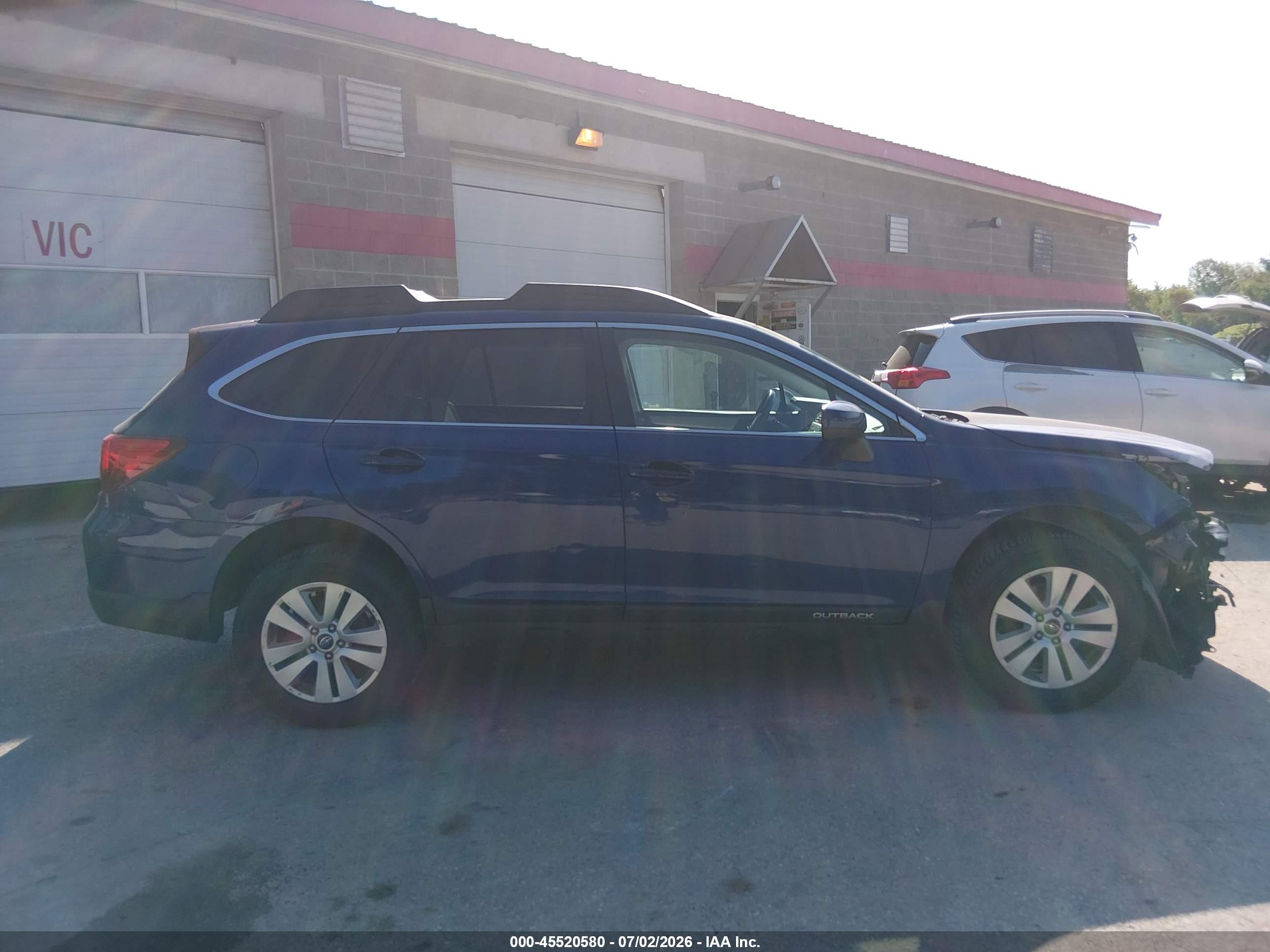 2015 Subaru Outback 2.5i Premium Blue vin: 4S4BSAEC9F3278720