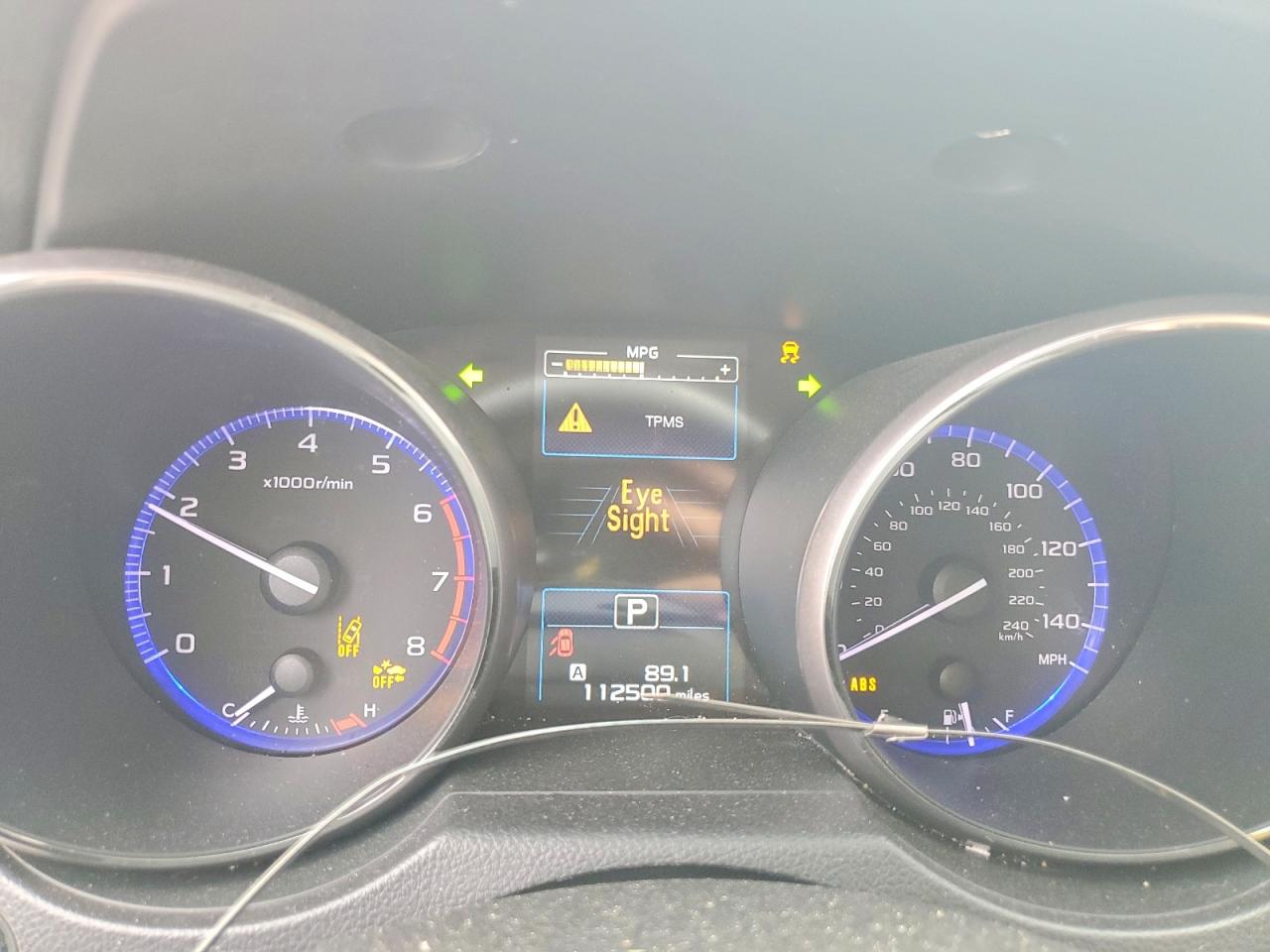 2019 Subaru Outback 2.5i Premium White vin: 4S4BSAFC1K3241444