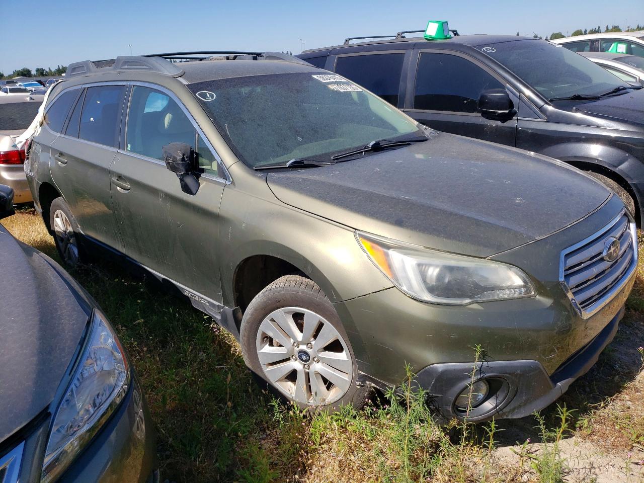 2015 Subaru Outback 2.5i Premium Green vin: 4S4BSAFC2F3302676
