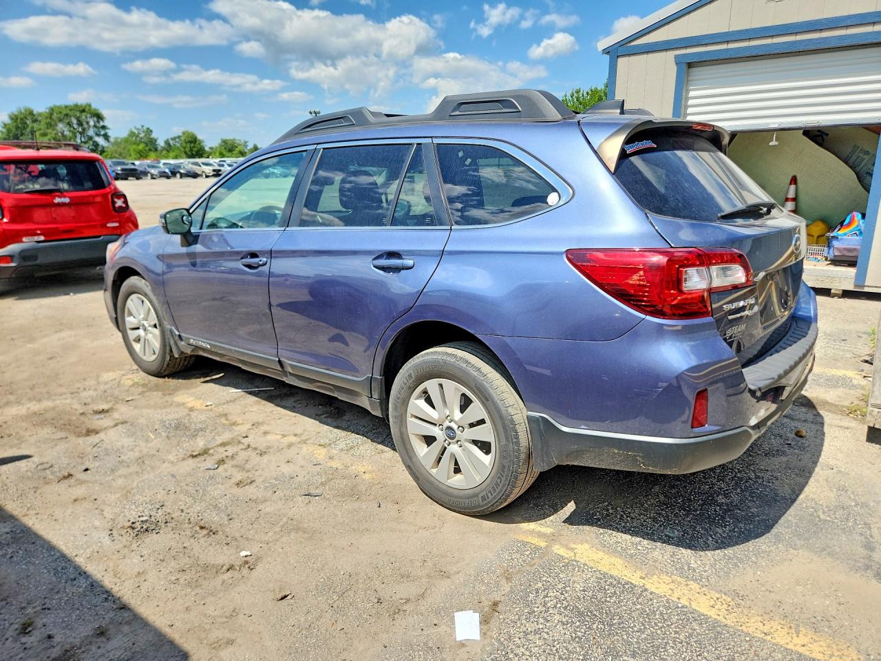 2017 Subaru Outback 2.5i Premium Blue vin: 4S4BSAFC2H3376621