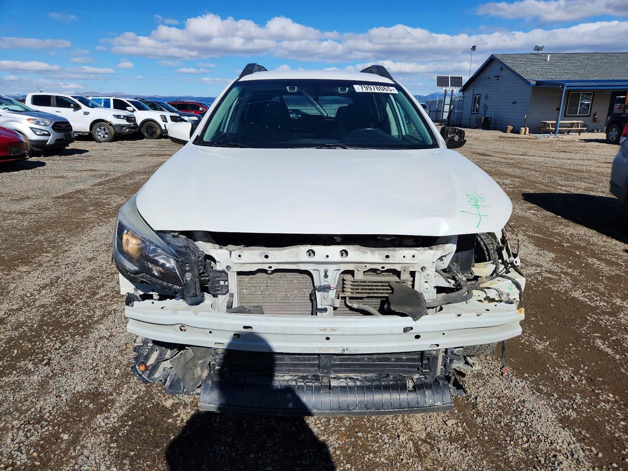 2019 Subaru Outback 2.5i Premium White vin: 4S4BSAFC4K3227747