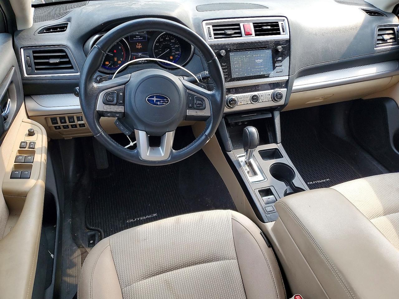 2015 Subaru Outback 2.5i Premium Зеленый vin: 4S4BSAFC5F3244367