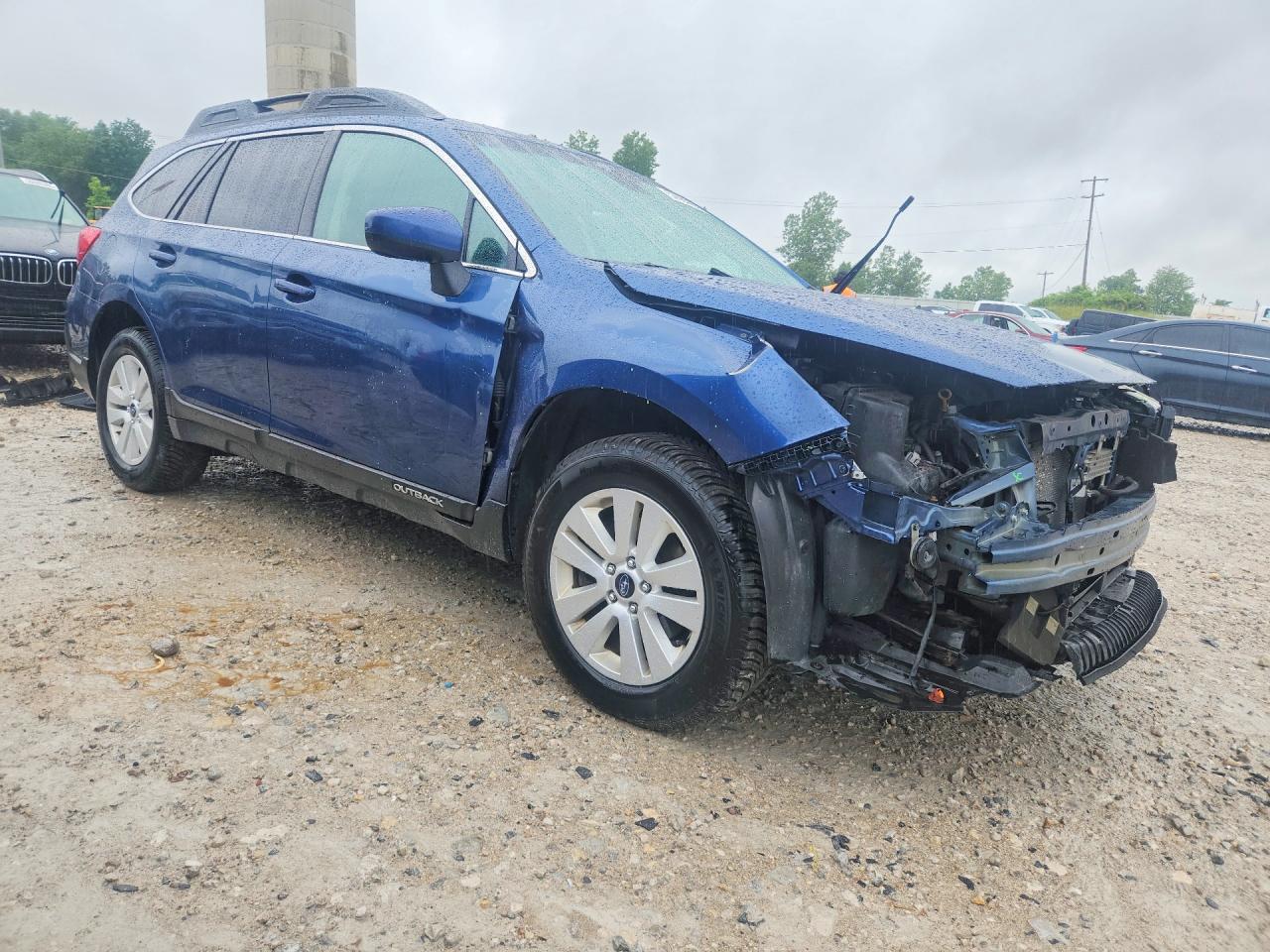 2019 Subaru Outback 2.5i Premium Blue vin: 4S4BSAFC5K3283518