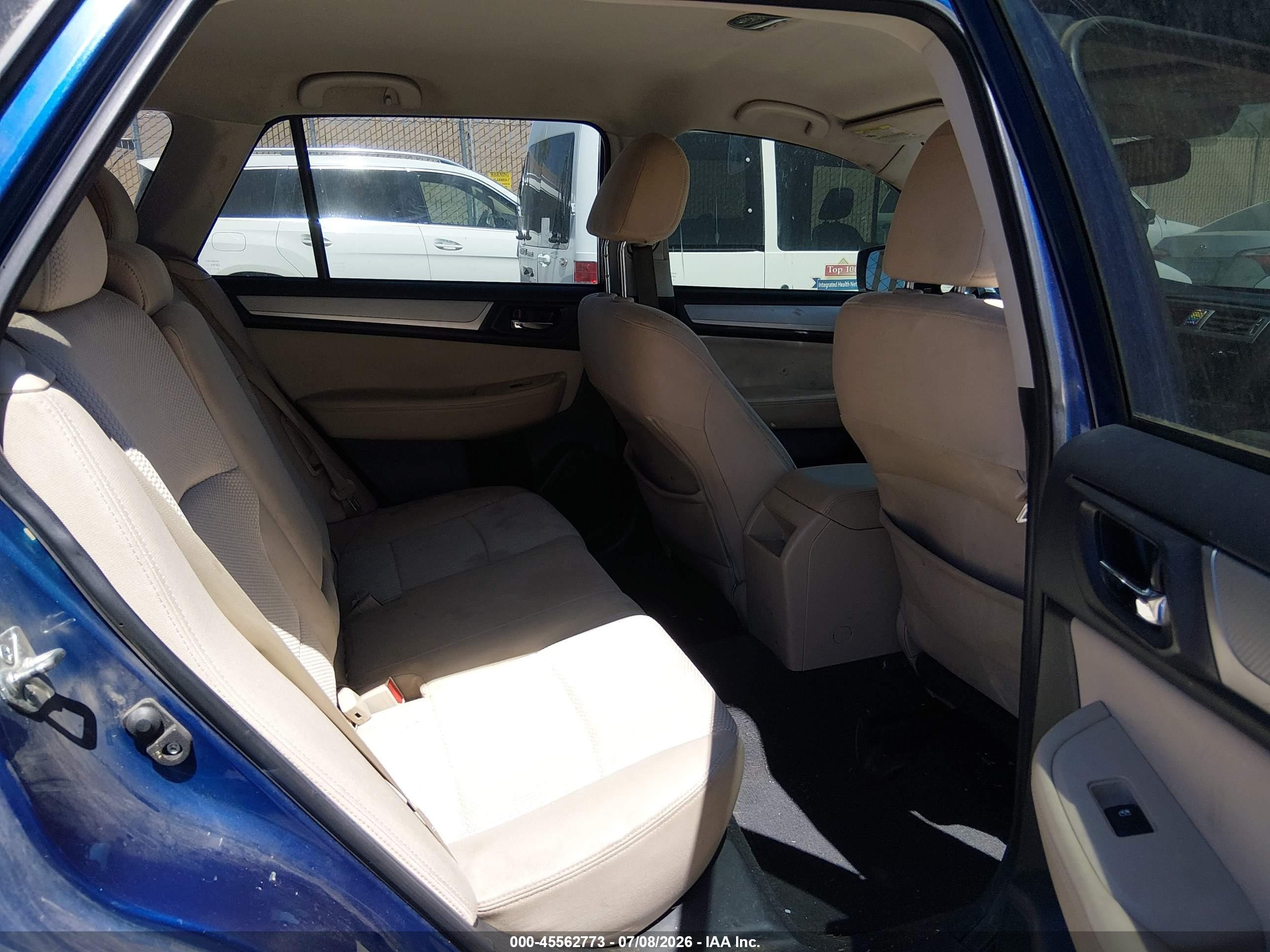 2015 Subaru Outback 2.5i Premium Синий vin: 4S4BSAFC6F3293836