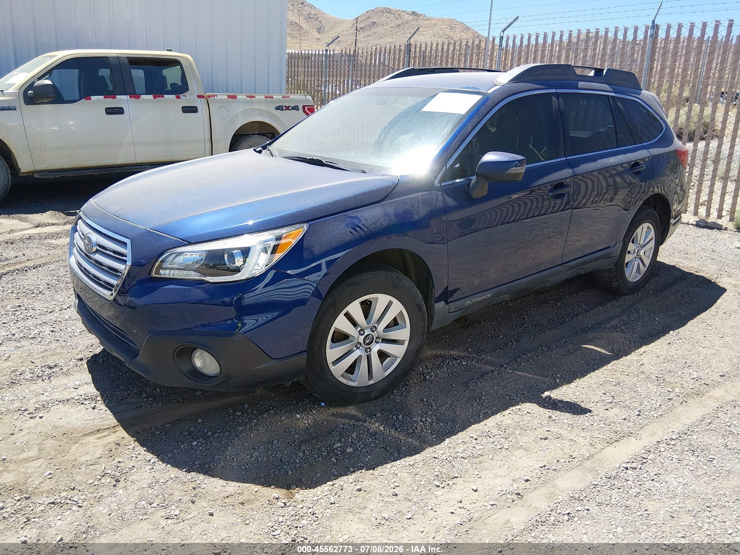 2015 Subaru Outback 2.5i Premium Синий vin: 4S4BSAFC6F3293836