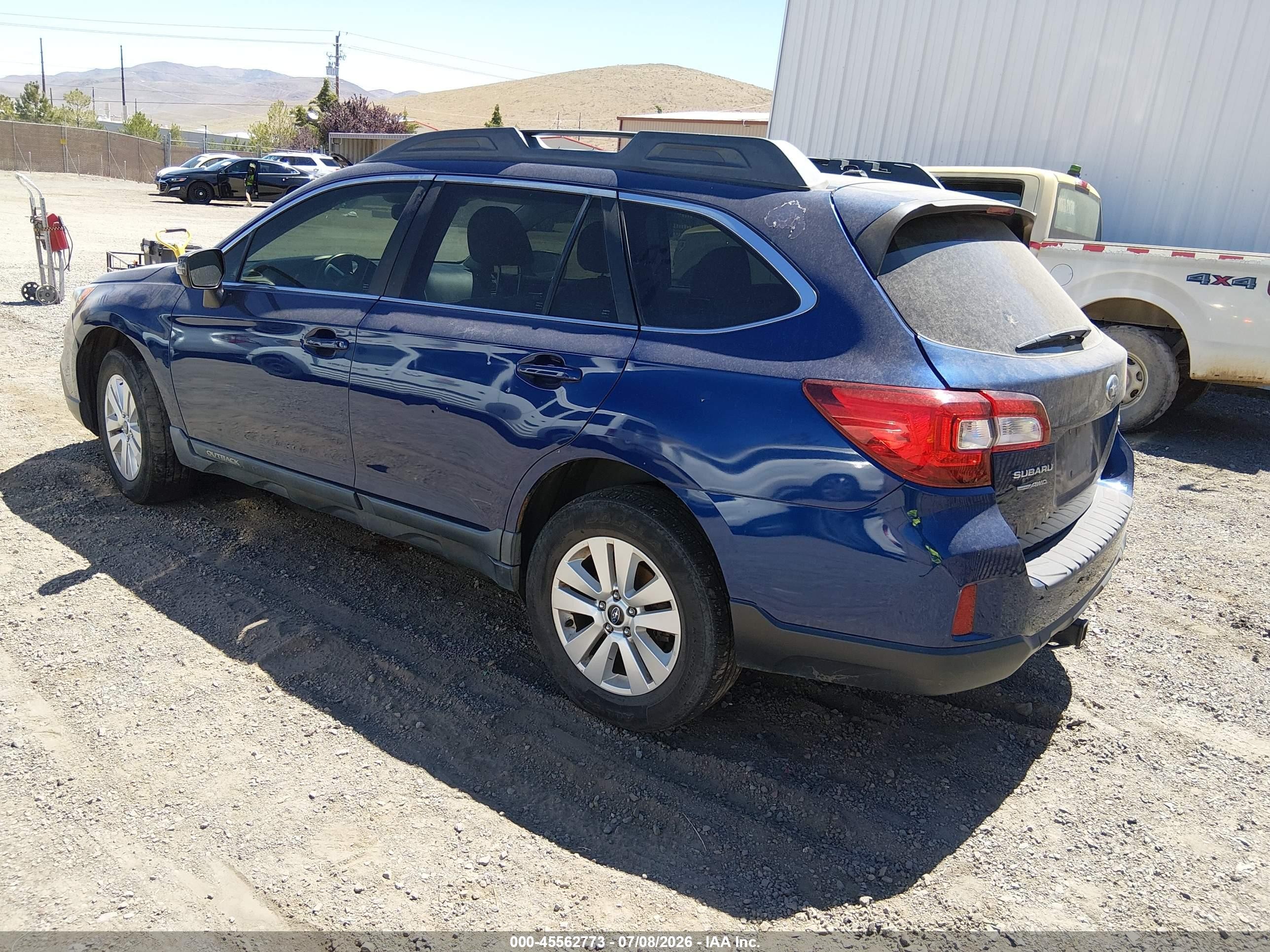 2015 Subaru Outback 2.5i Premium Синий vin: 4S4BSAFC6F3293836