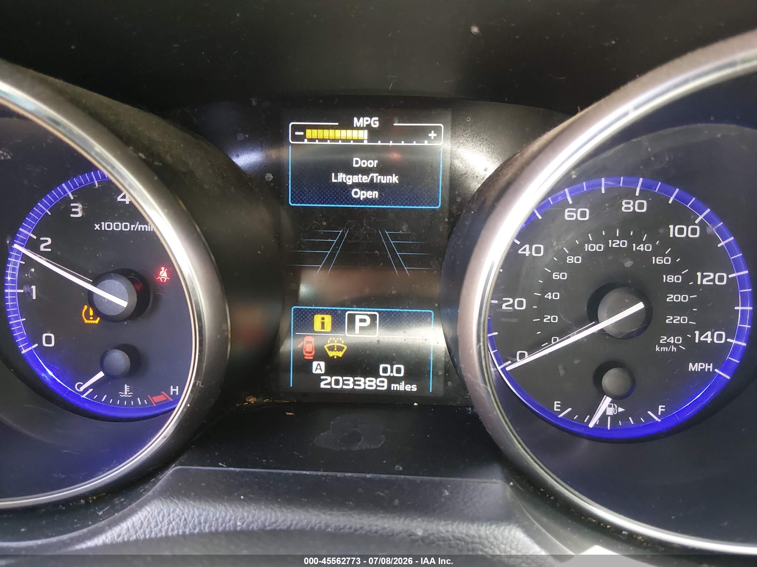 2015 Subaru Outback 2.5i Premium Синий vin: 4S4BSAFC6F3293836