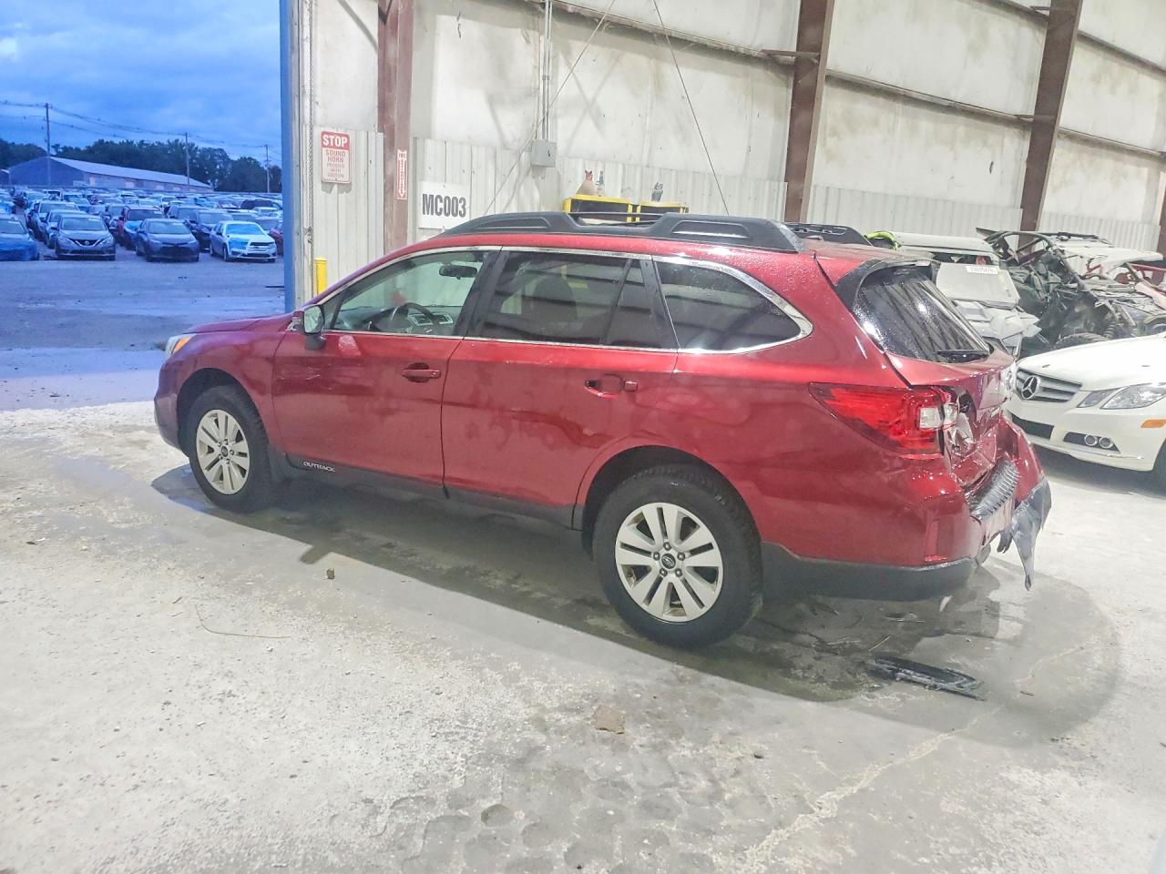 2015 Subaru Outback 2.5i Premium Темно-бордовый vin: 4S4BSAFC6F3358491