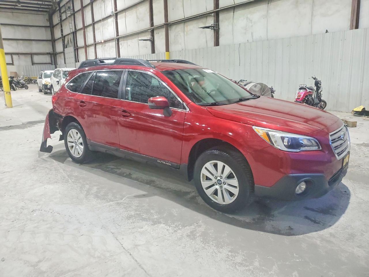2015 Subaru Outback 2.5i Premium Темно-бордовый vin: 4S4BSAFC6F3358491