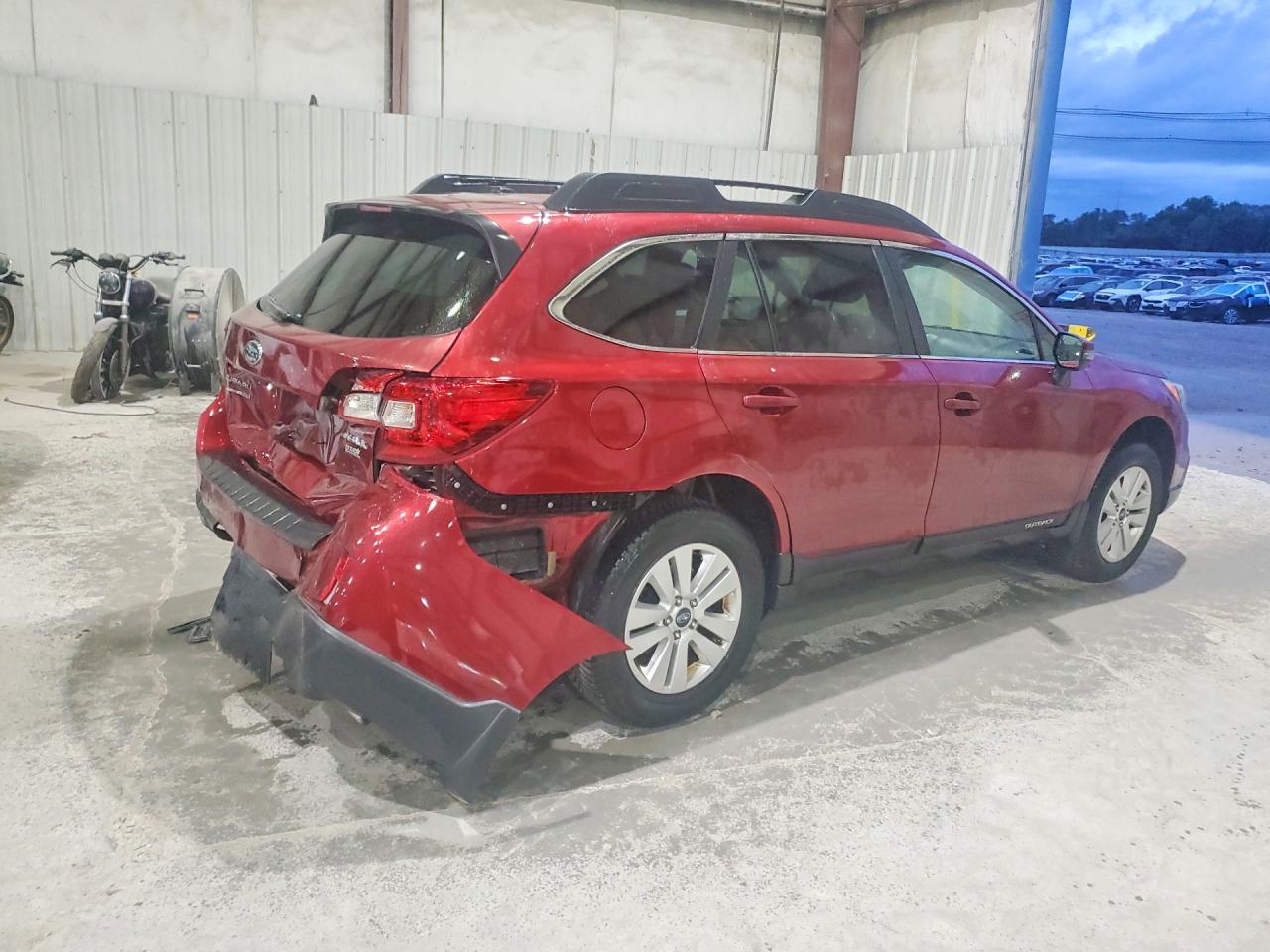 2015 Subaru Outback 2.5i Premium Темно-бордовый vin: 4S4BSAFC6F3358491