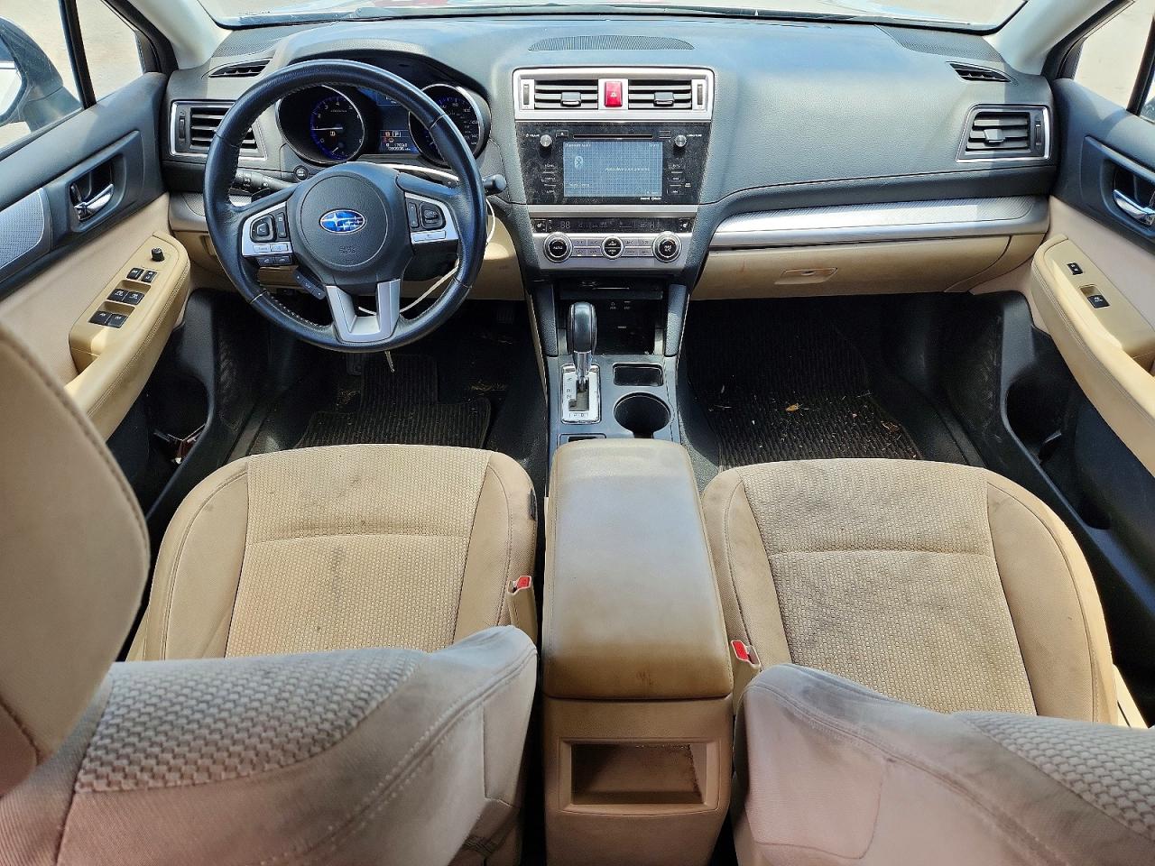 2015 Subaru Outback 2.5i Premium Silver vin: 4S4BSAFC7F3341943
