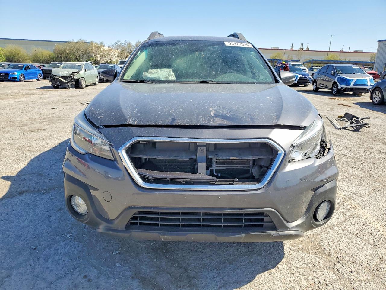 2019 Subaru Outback 2.5i Premium Gray vin: 4S4BSAFC8K3260976