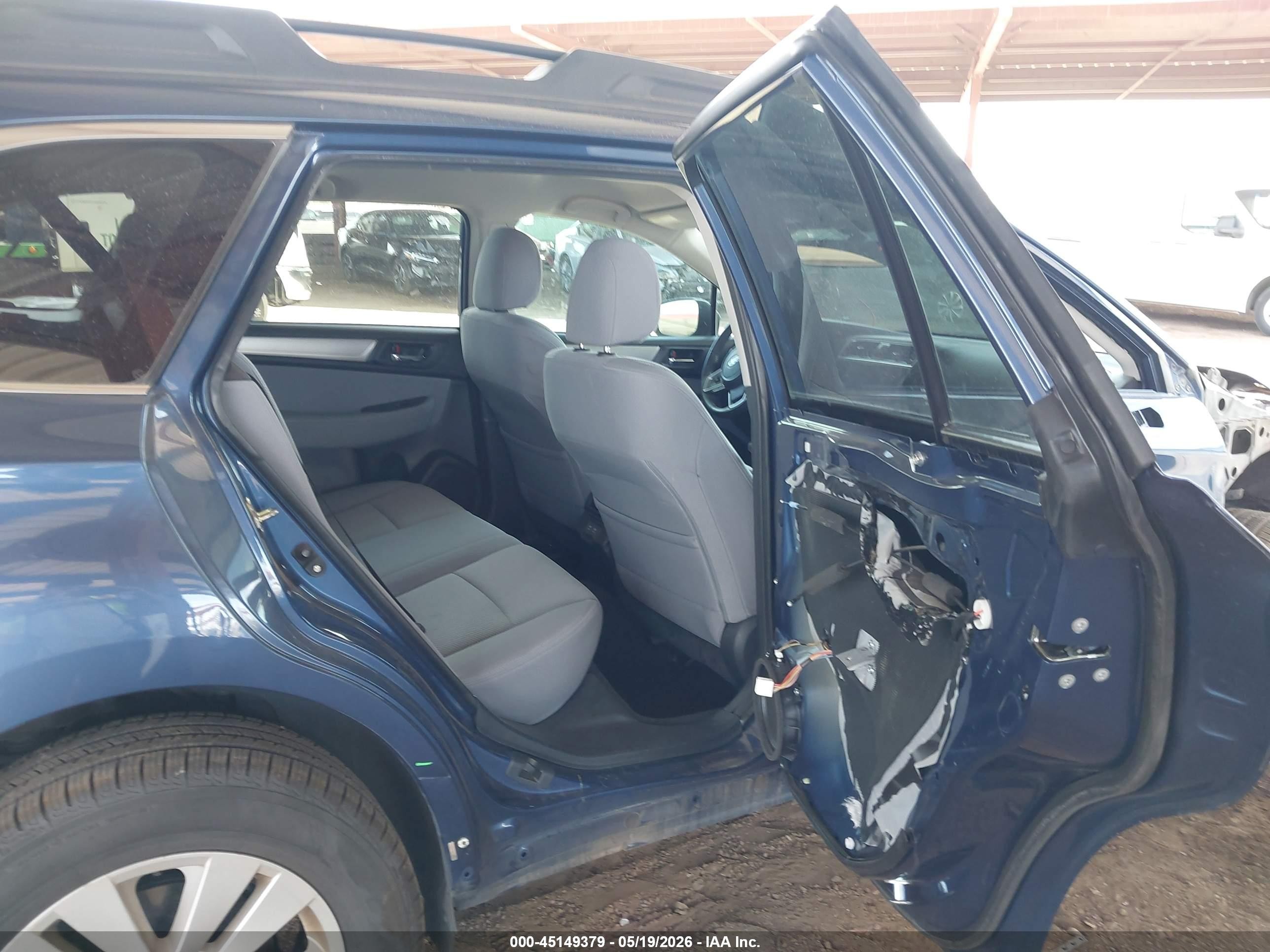 2019 Subaru Outback 2.5i Premium Blue vin: 4S4BSAFC9K3248383
