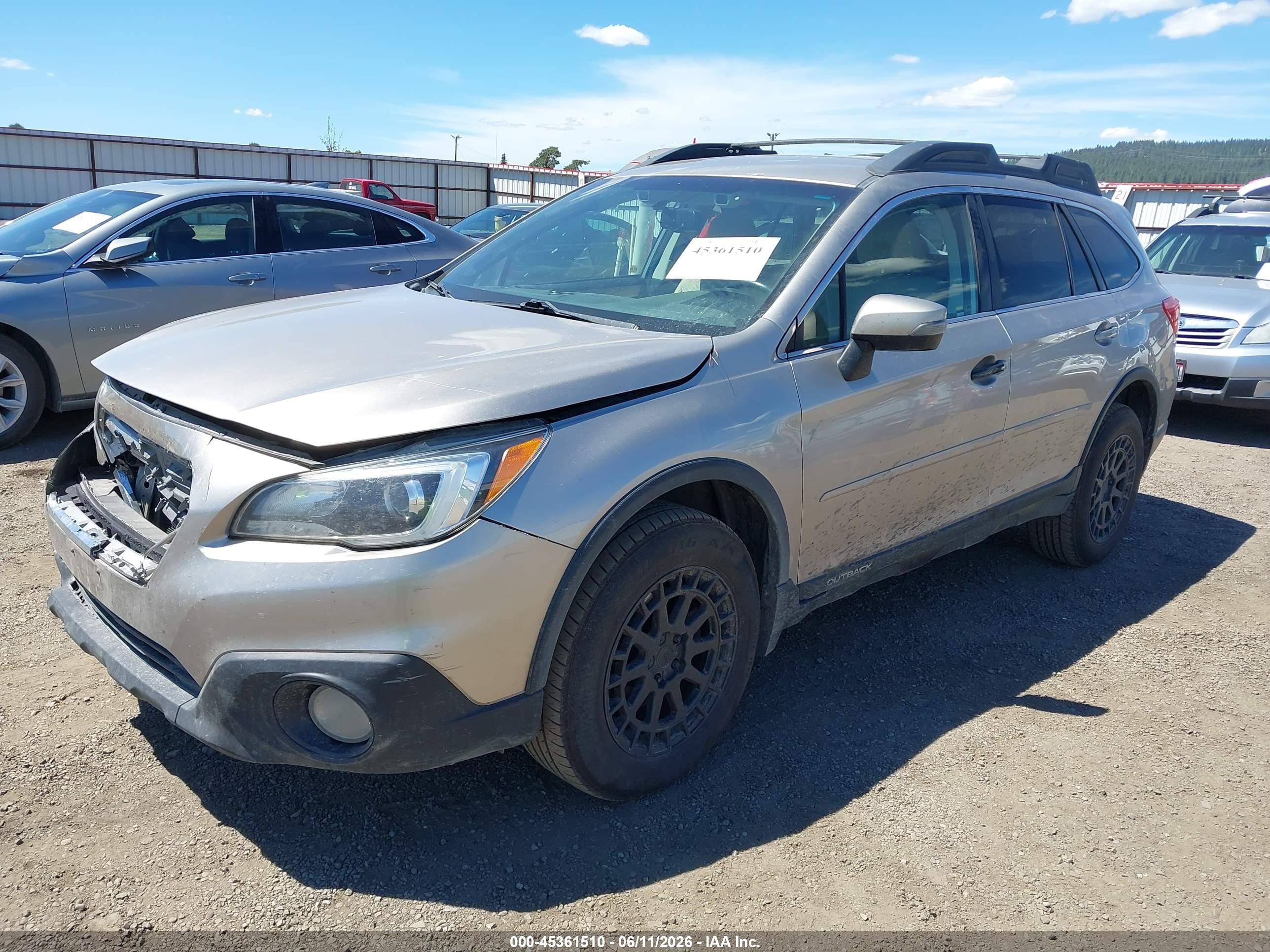 2015 Subaru Outback 2.5i Premium Gold vin: 4S4BSAFCXF3295685