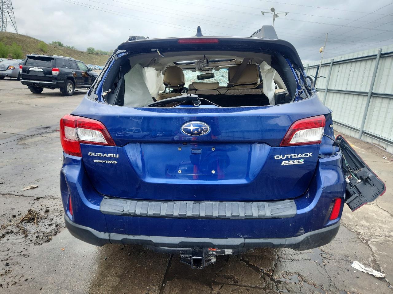 2016 Subaru Outback 2.5i Premium Blue vin: 4S4BSAHC0G3254786