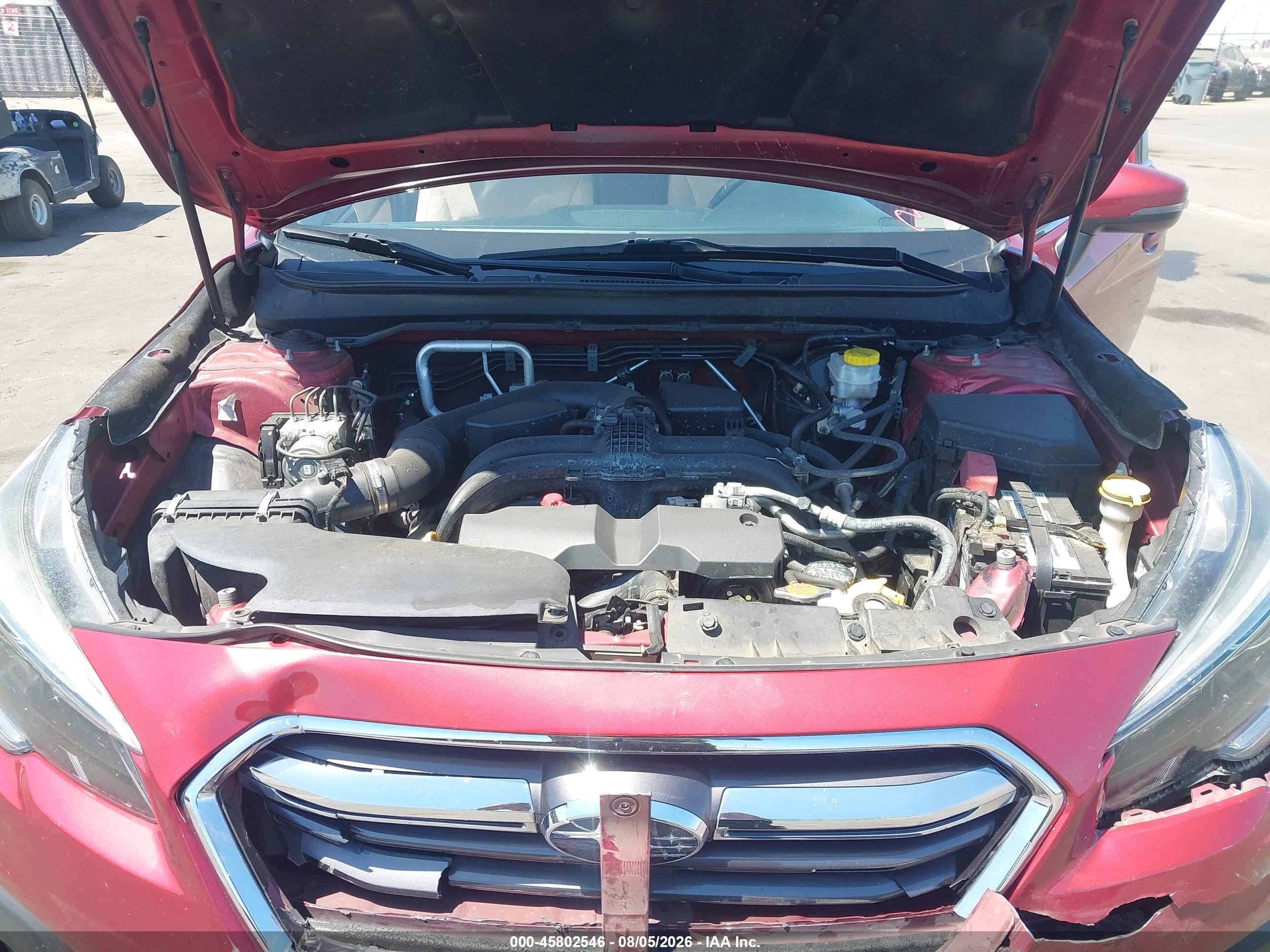 2018 Subaru Outback 2.5i Premium Red vin: 4S4BSAHC0J3234366