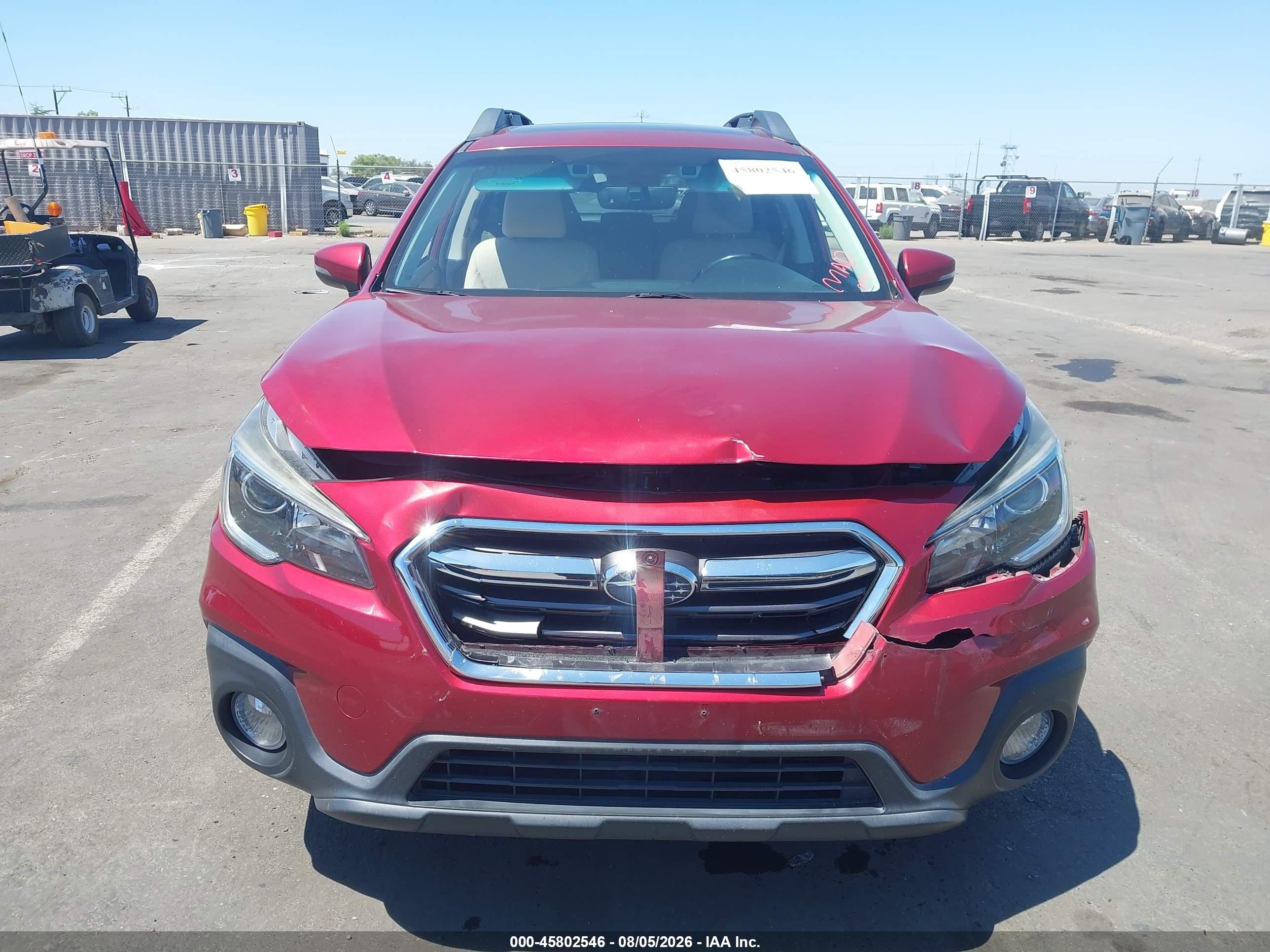 2018 Subaru Outback 2.5i Premium Red vin: 4S4BSAHC0J3234366