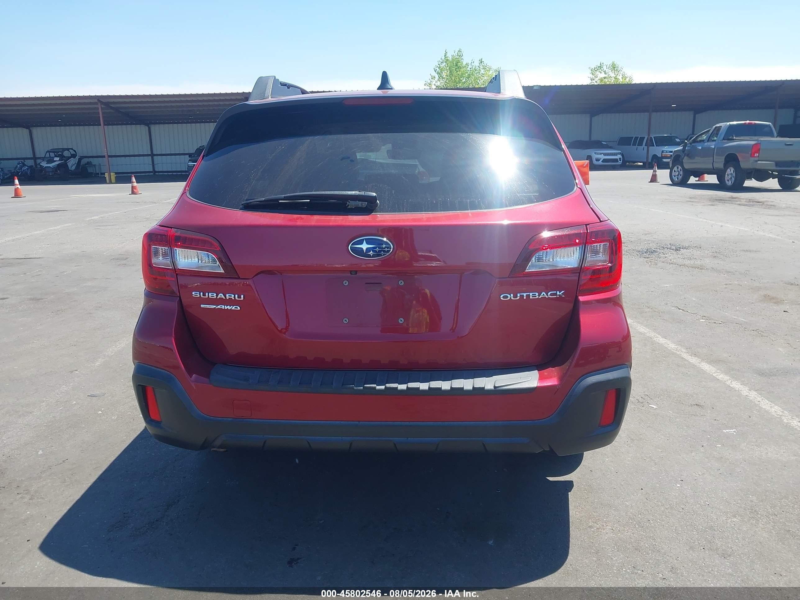 2018 Subaru Outback 2.5i Premium Red vin: 4S4BSAHC0J3234366