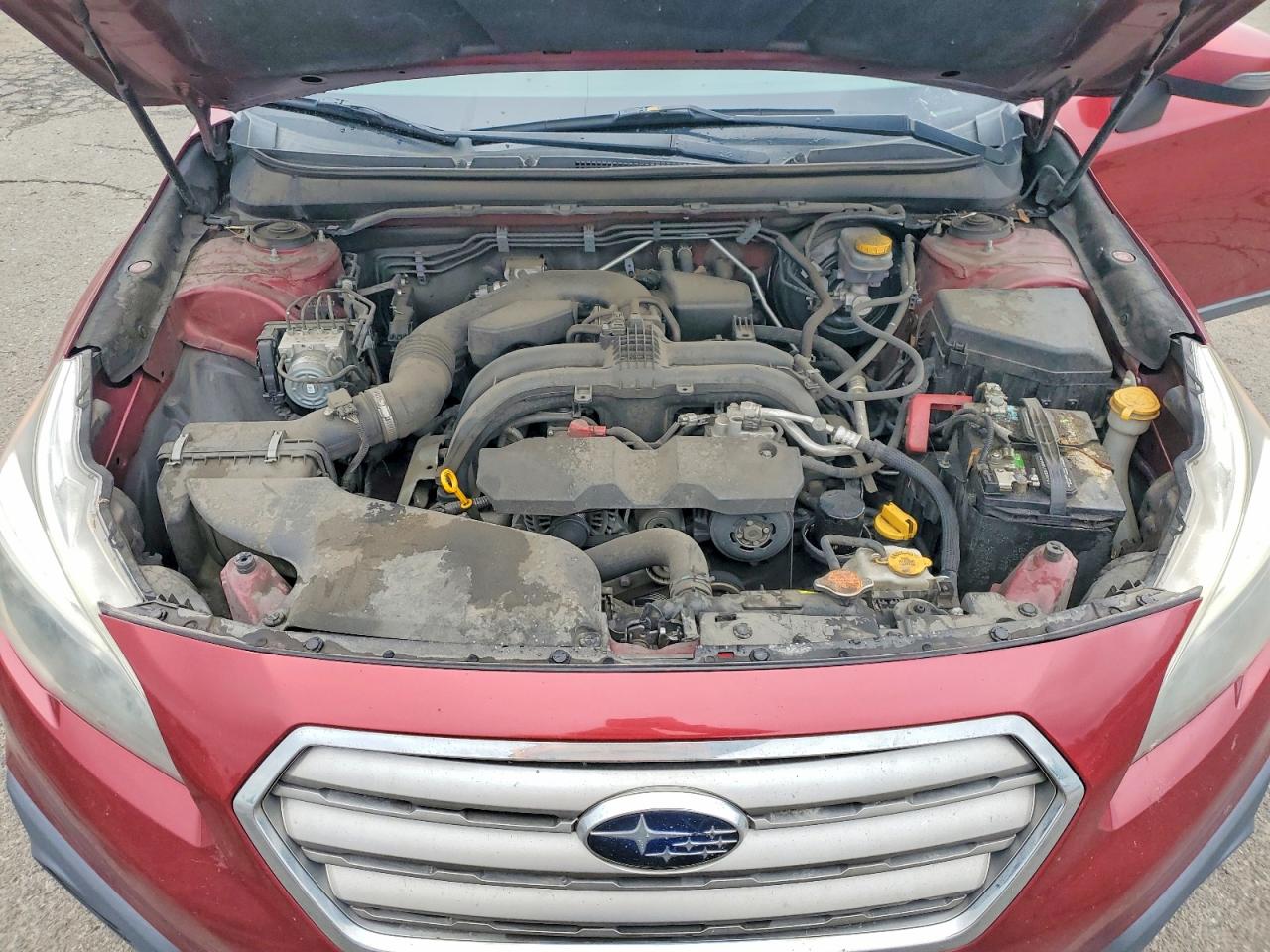 2015 Subaru Outback 2.5i Premium Red vin: 4S4BSAHC1F3296821