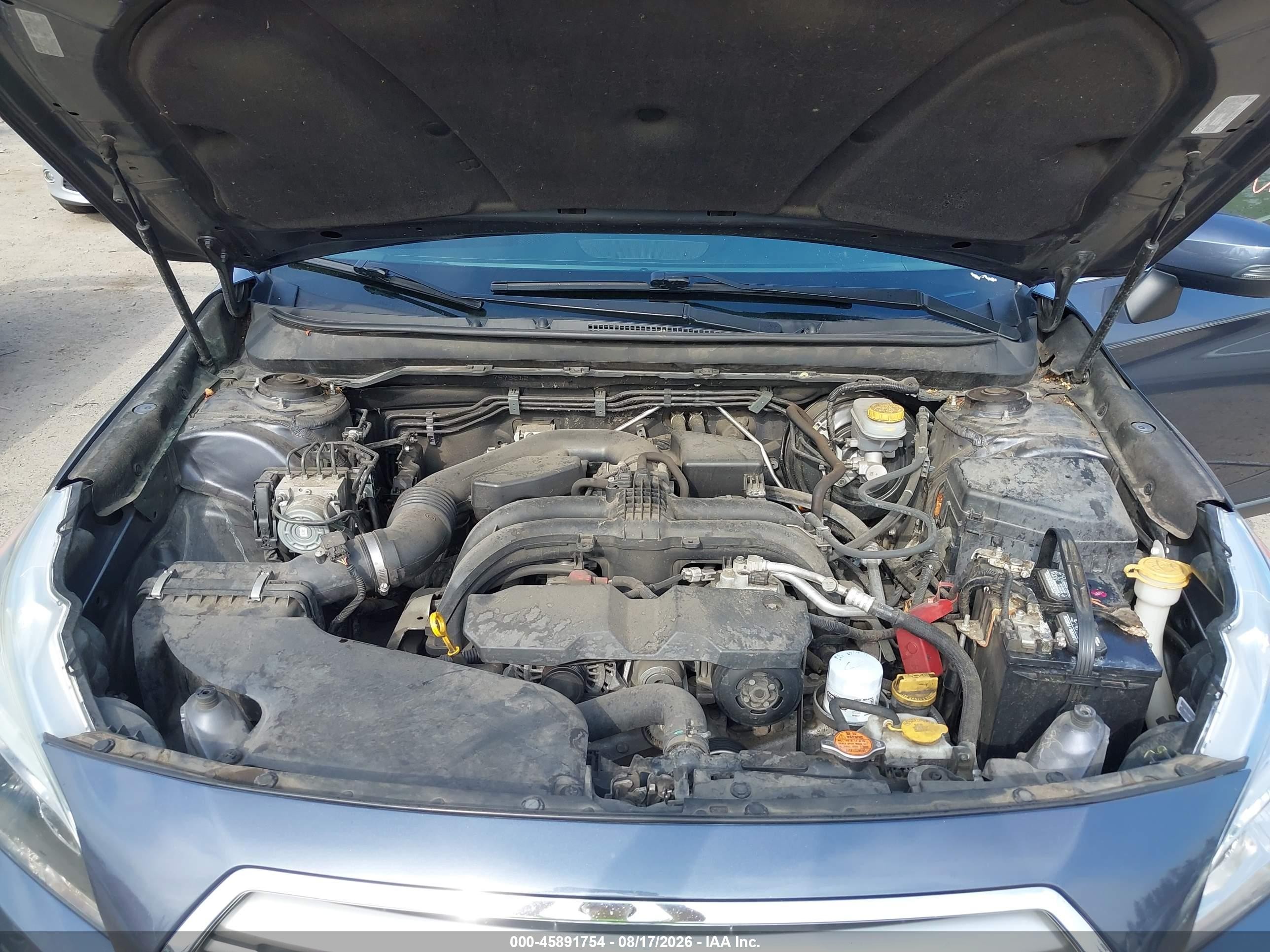 2015 Subaru Outback 2.5i Premium Blue vin: 4S4BSAHC6F3320675