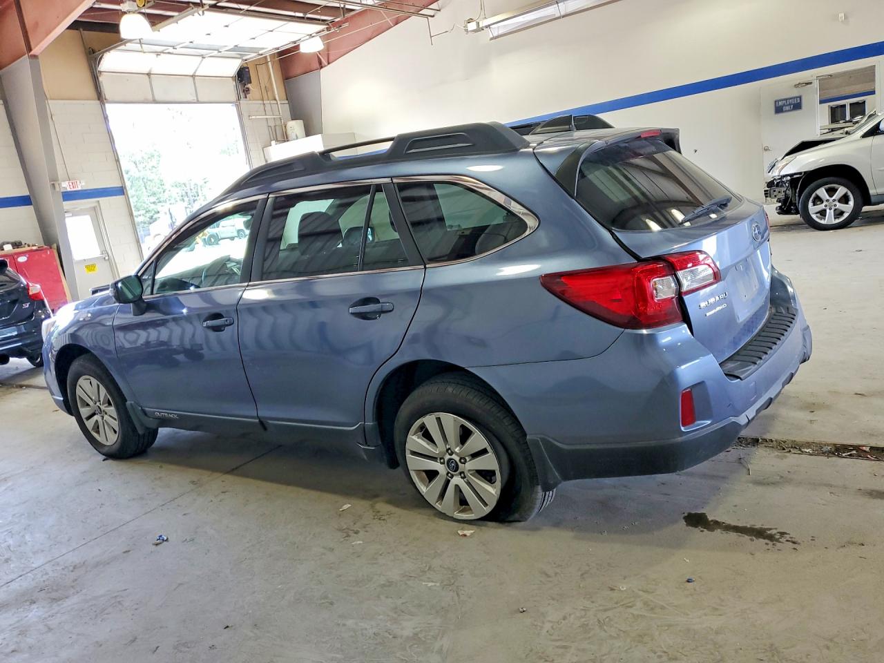 2017 Subaru Outback 2.5i Premium Blue vin: 4S4BSAHC6H3235869