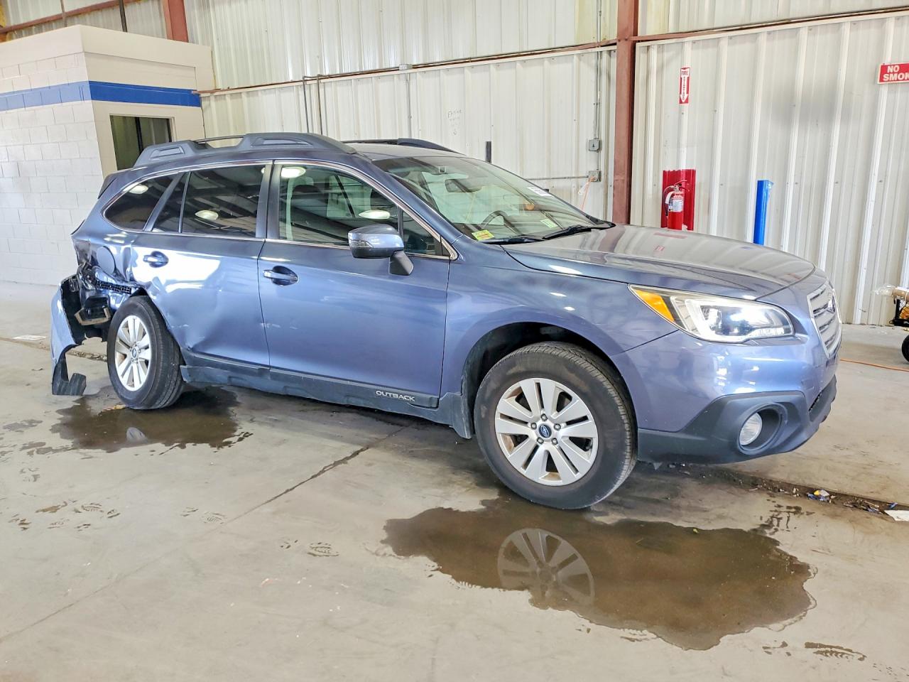 2017 Subaru Outback 2.5i Premium Blue vin: 4S4BSAHC6H3235869