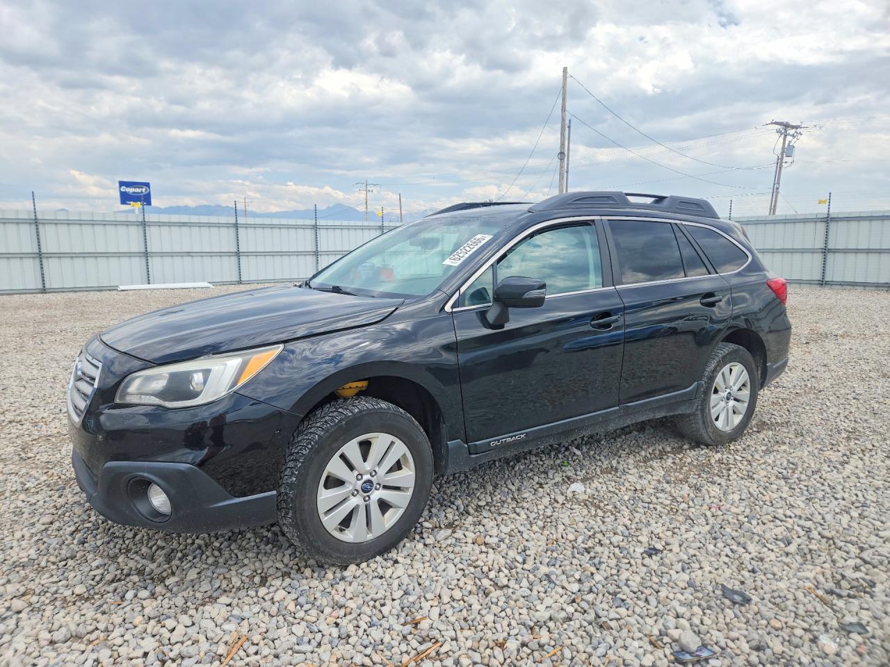 2017 Subaru Outback 2.5i Premium Black vin: 4S4BSAHC6H3251814