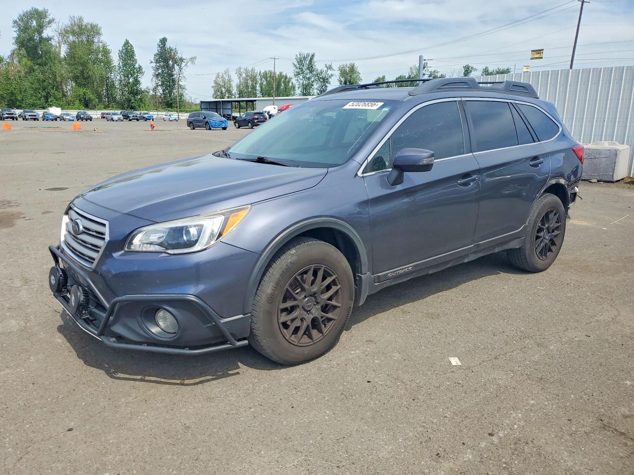 2017 Subaru Outback 2.5i Premium Gray vin: 4S4BSAHC6H3407205
