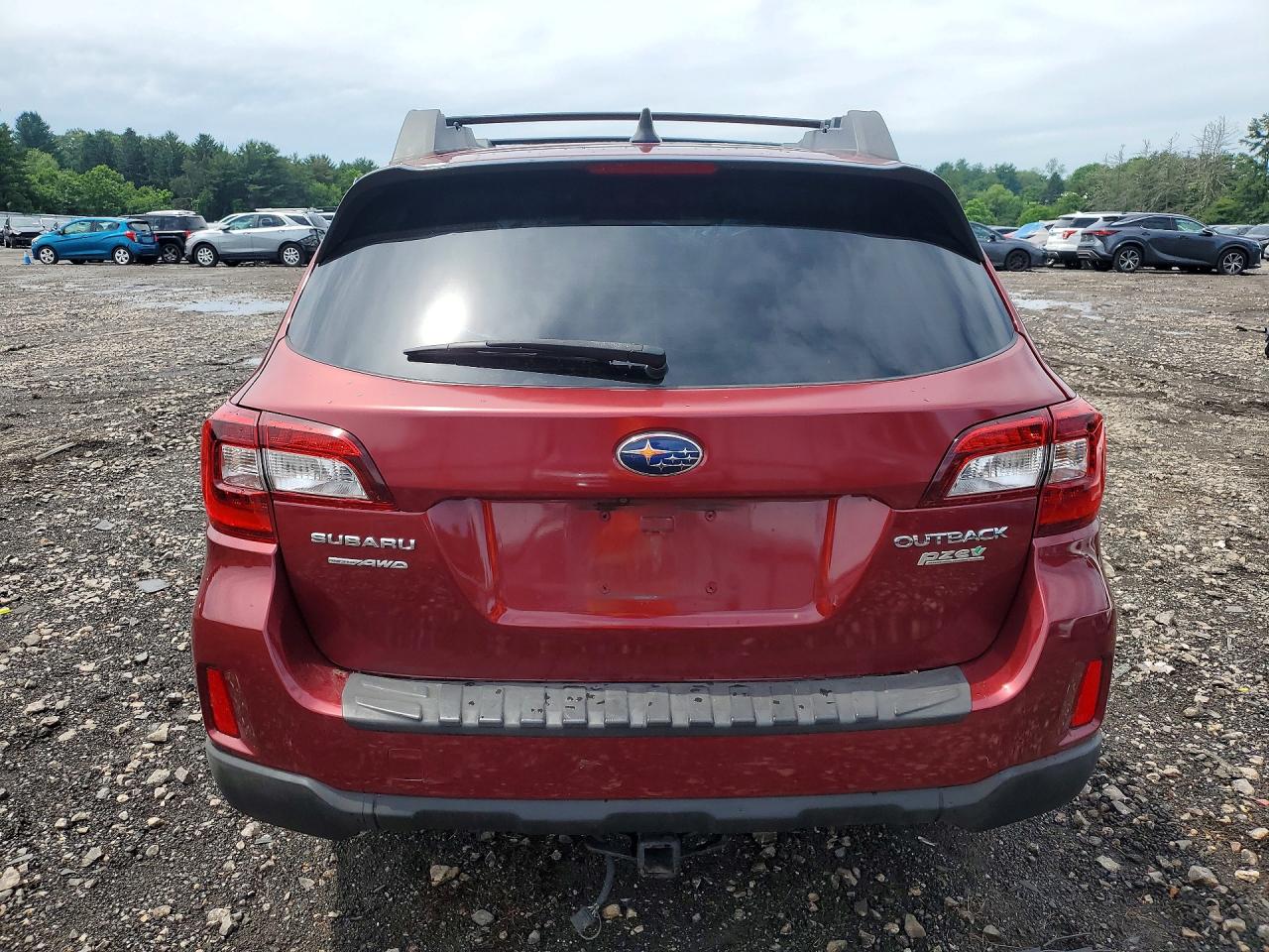 2017 Subaru Outback 2.5i Premium Burgundy vin: 4S4BSAHC7H3255273