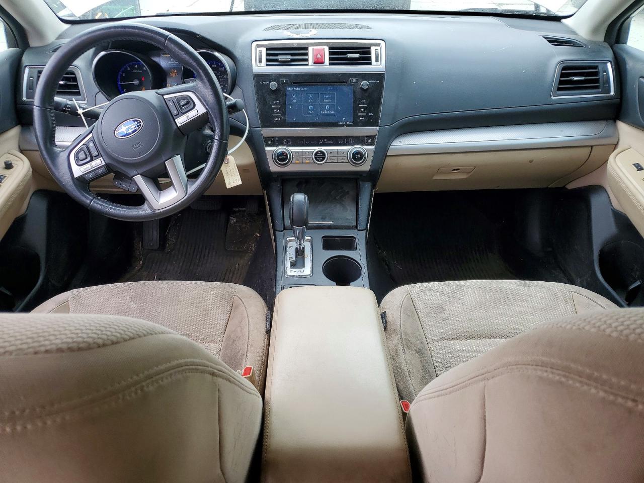 2015 Subaru Outback 2.5i Premium Beige vin: 4S4BSAHC9F3276137