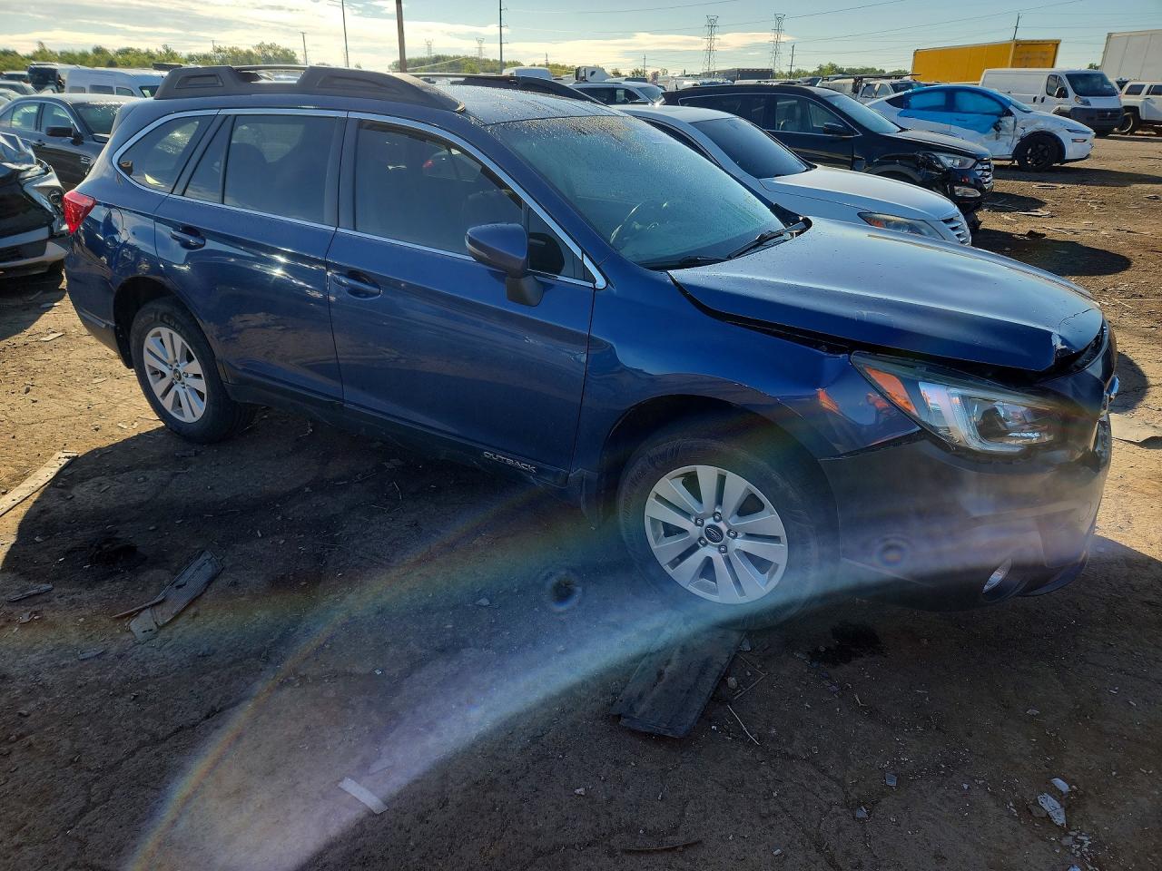 2019 Subaru Outback 2.5i Premium Blue vin: 4S4BSAHC9K3205935