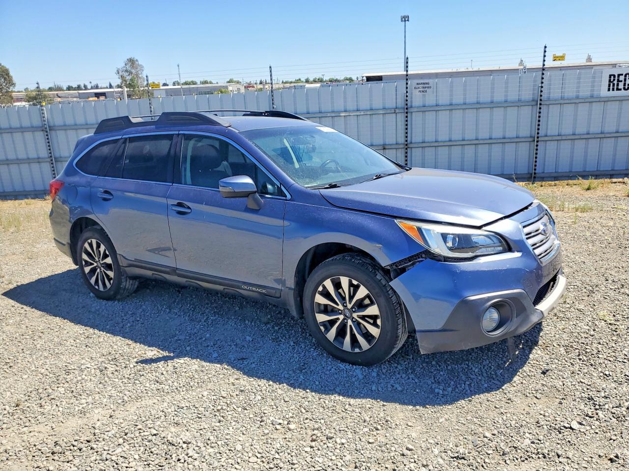 2015 Subaru Outback 2.5i Limited Blue vin: 4S4BSAJC0F3212059
