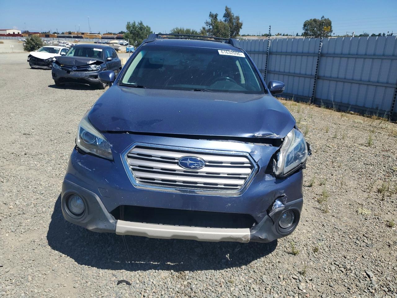 2015 Subaru Outback 2.5i Limited Blue vin: 4S4BSAJC0F3212059