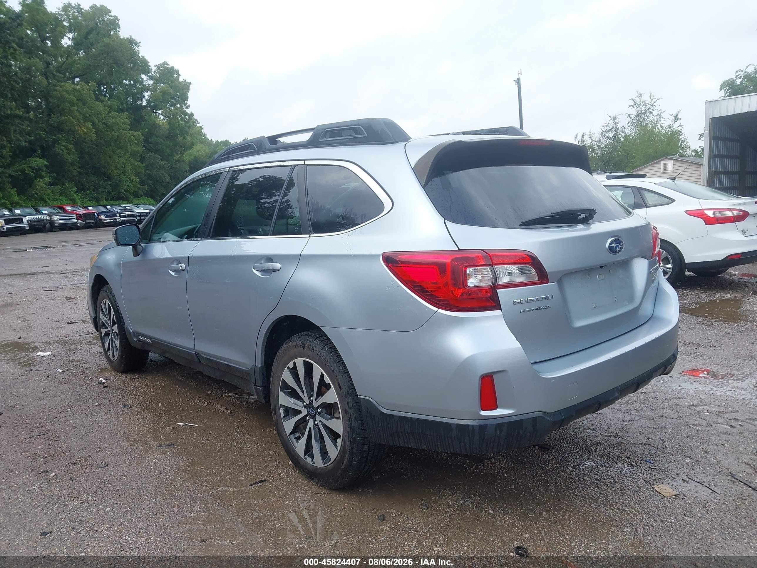 2015 Subaru Outback 2.5i Limited Синий vin: 4S4BSAJC0F3349339