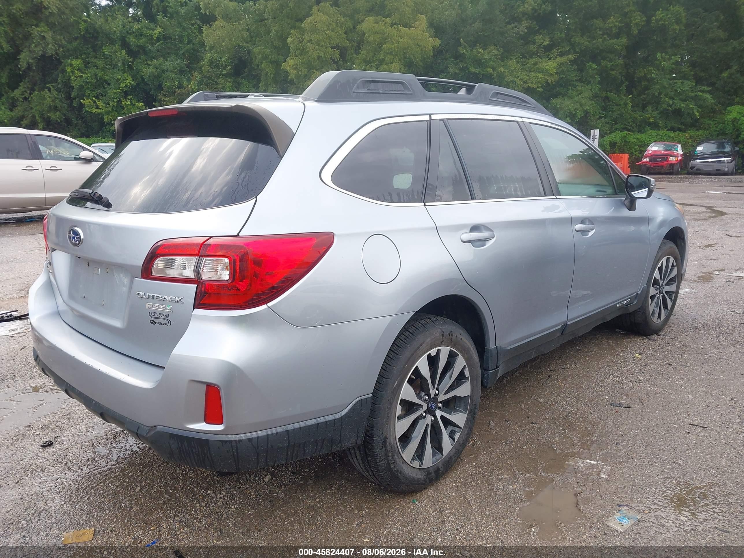 2015 Subaru Outback 2.5i Limited Синий vin: 4S4BSAJC0F3349339