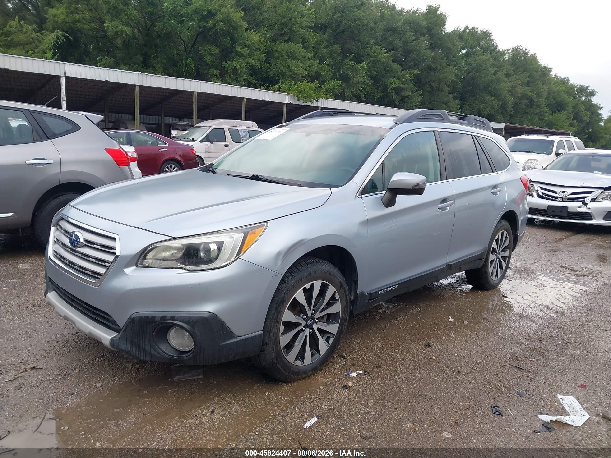 2015 Subaru Outback 2.5i Limited Синий vin: 4S4BSAJC0F3349339
