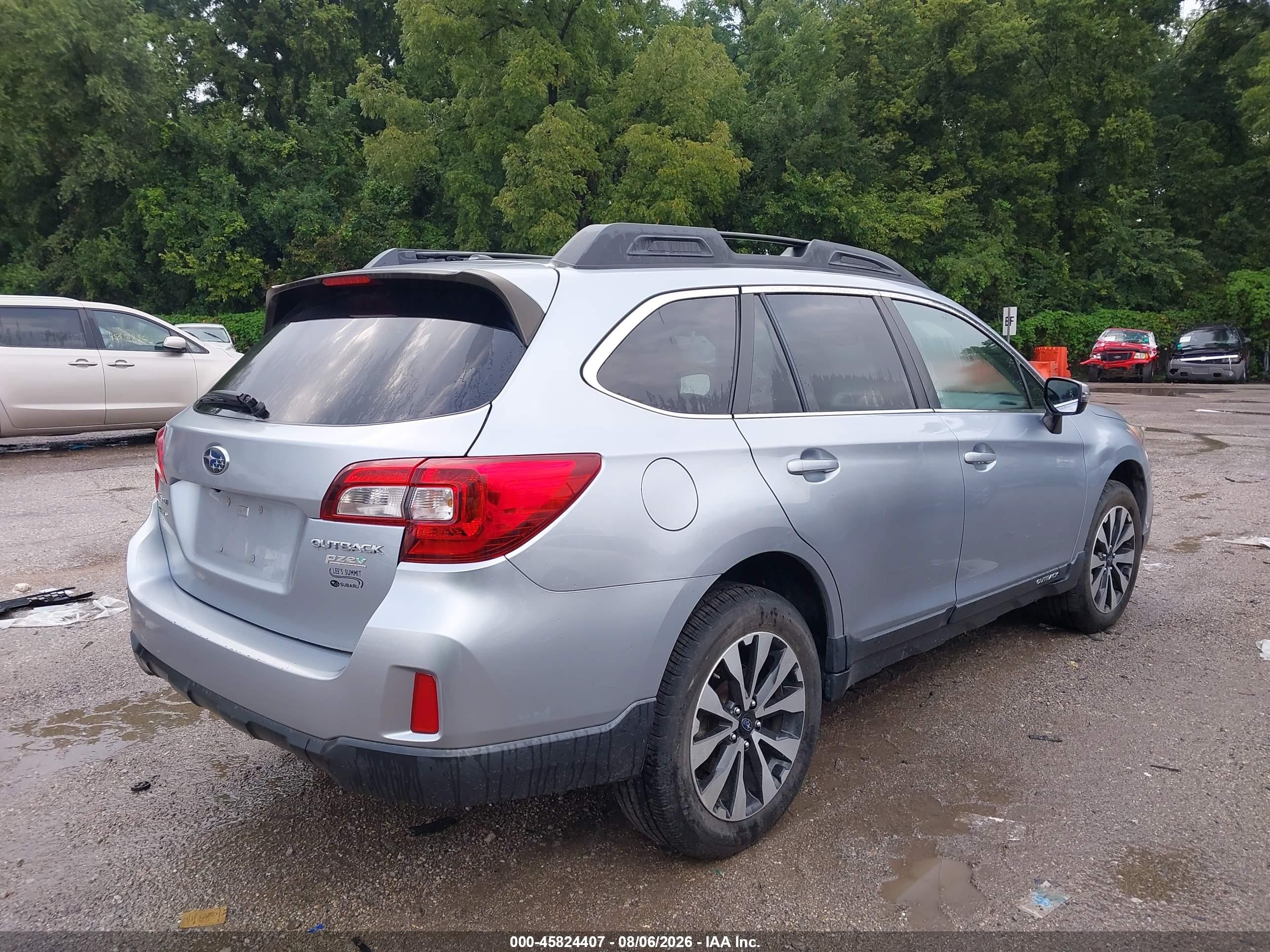 2015 Subaru Outback 2.5i Limited Синий vin: 4S4BSAJC0F3349339