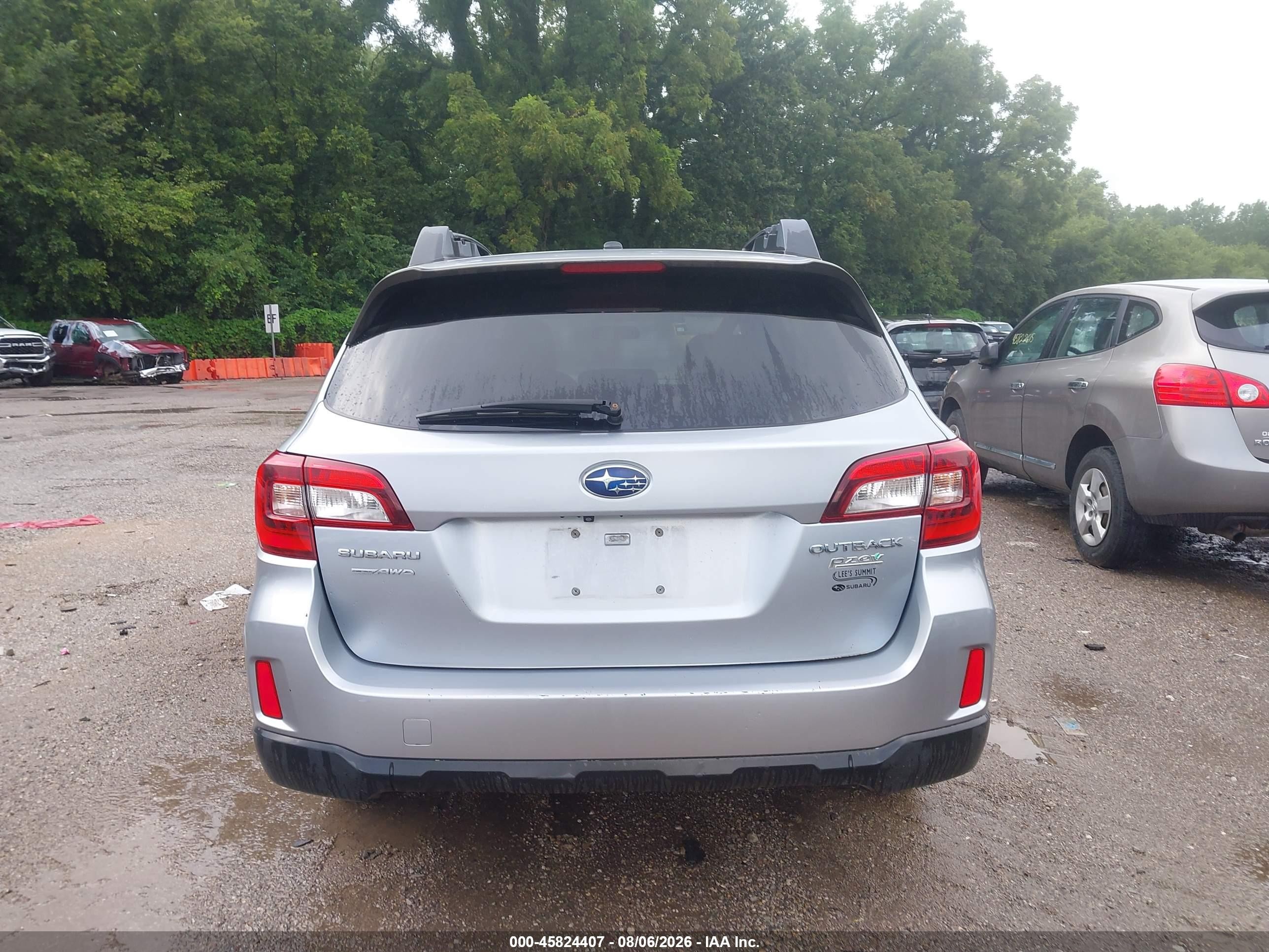 2015 Subaru Outback 2.5i Limited Синий vin: 4S4BSAJC0F3349339
