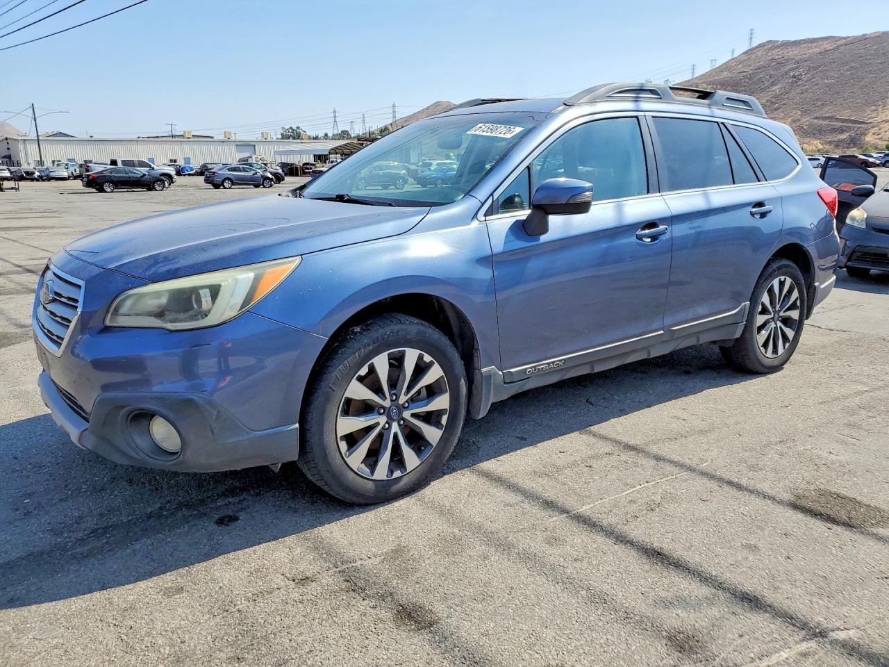 2015 Subaru Outback 2.5i Limited Blue vin: 4S4BSAJC3F3263376