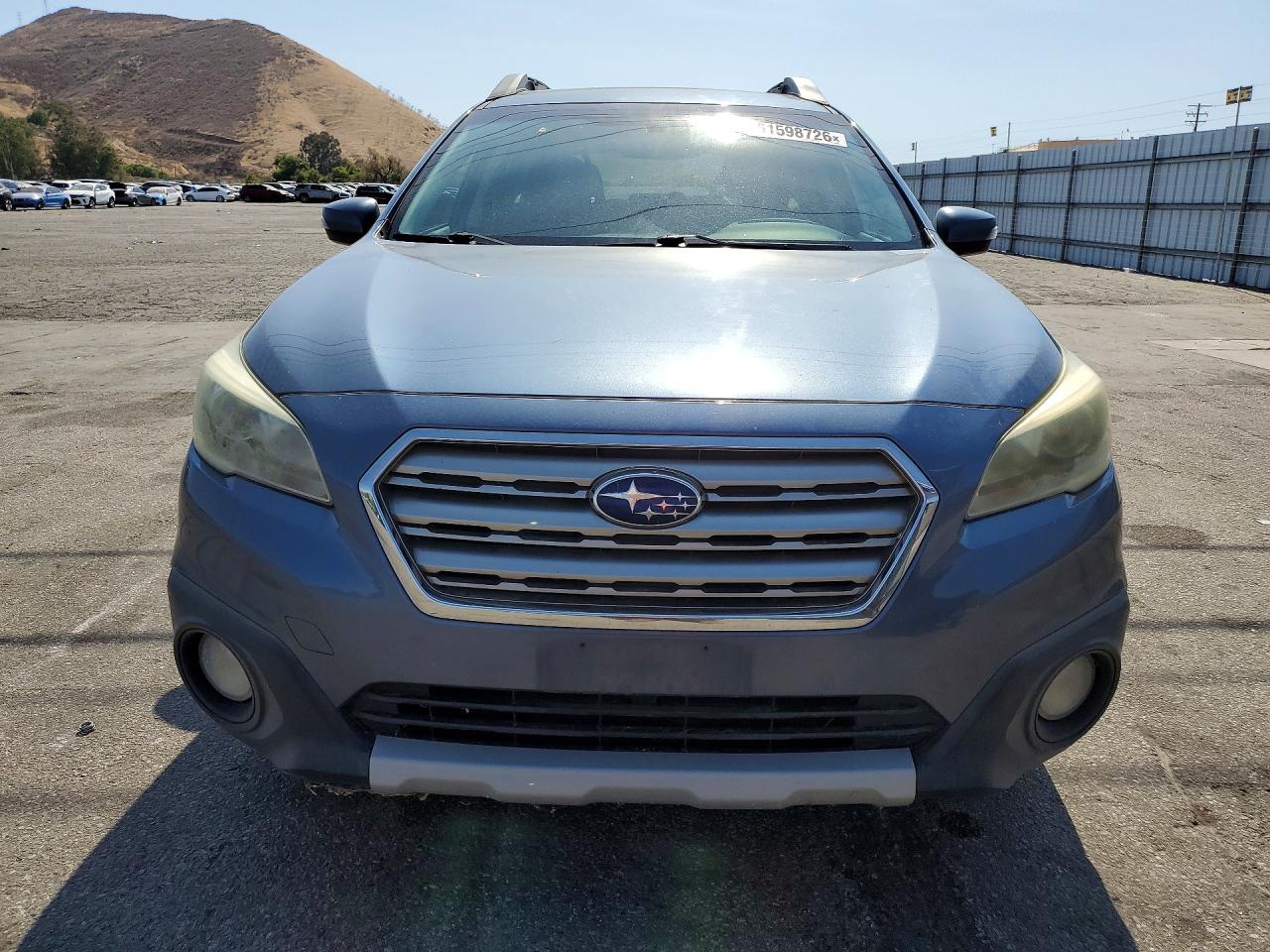 2015 Subaru Outback 2.5i Limited Blue vin: 4S4BSAJC3F3263376