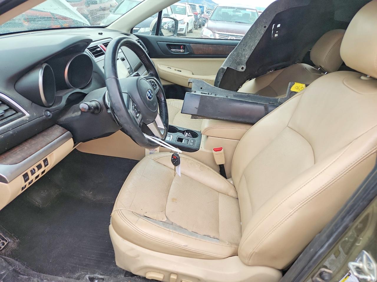 2015 Subaru Outback 2.5i Limited Green vin: 4S4BSAJC3F3343356