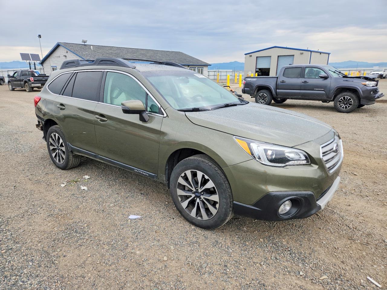 2015 Subaru Outback 2.5i Limited Green vin: 4S4BSAJC3F3343356