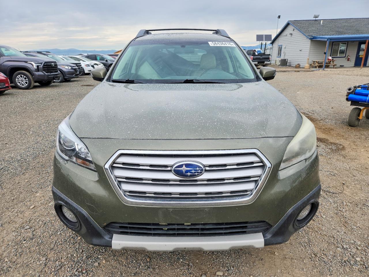 2015 Subaru Outback 2.5i Limited Green vin: 4S4BSAJC3F3343356