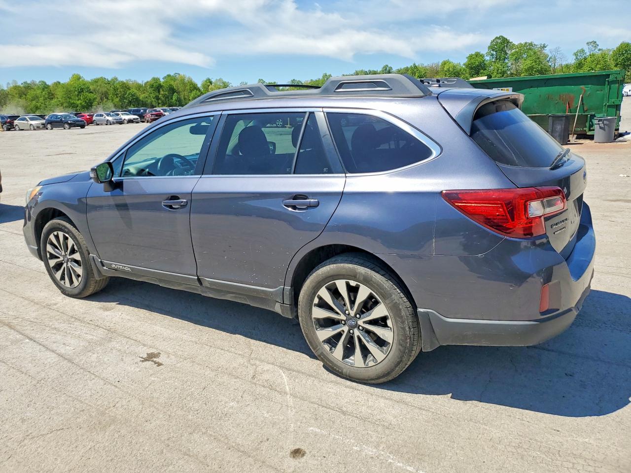 2015 Subaru Outback 2.5i Limited Gray vin: 4S4BSAJC4F3220732