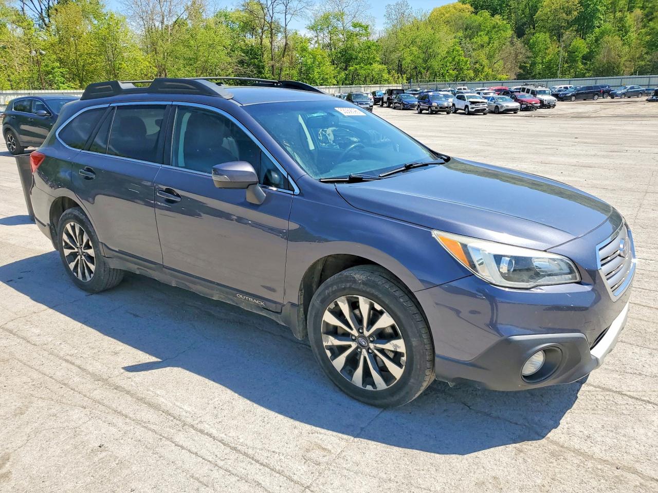 2015 Subaru Outback 2.5i Limited Gray vin: 4S4BSAJC4F3220732