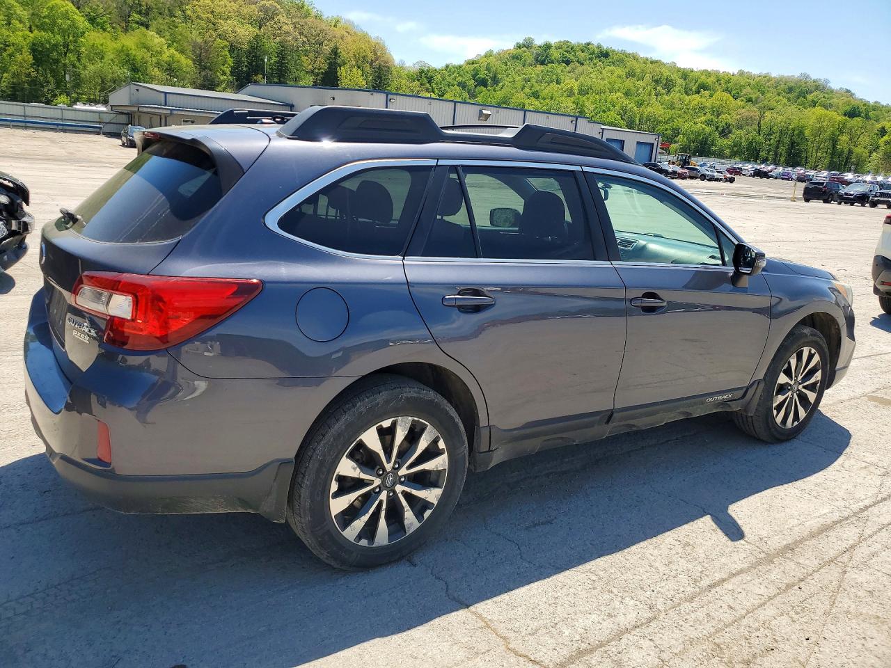 2015 Subaru Outback 2.5i Limited Gray vin: 4S4BSAJC4F3220732