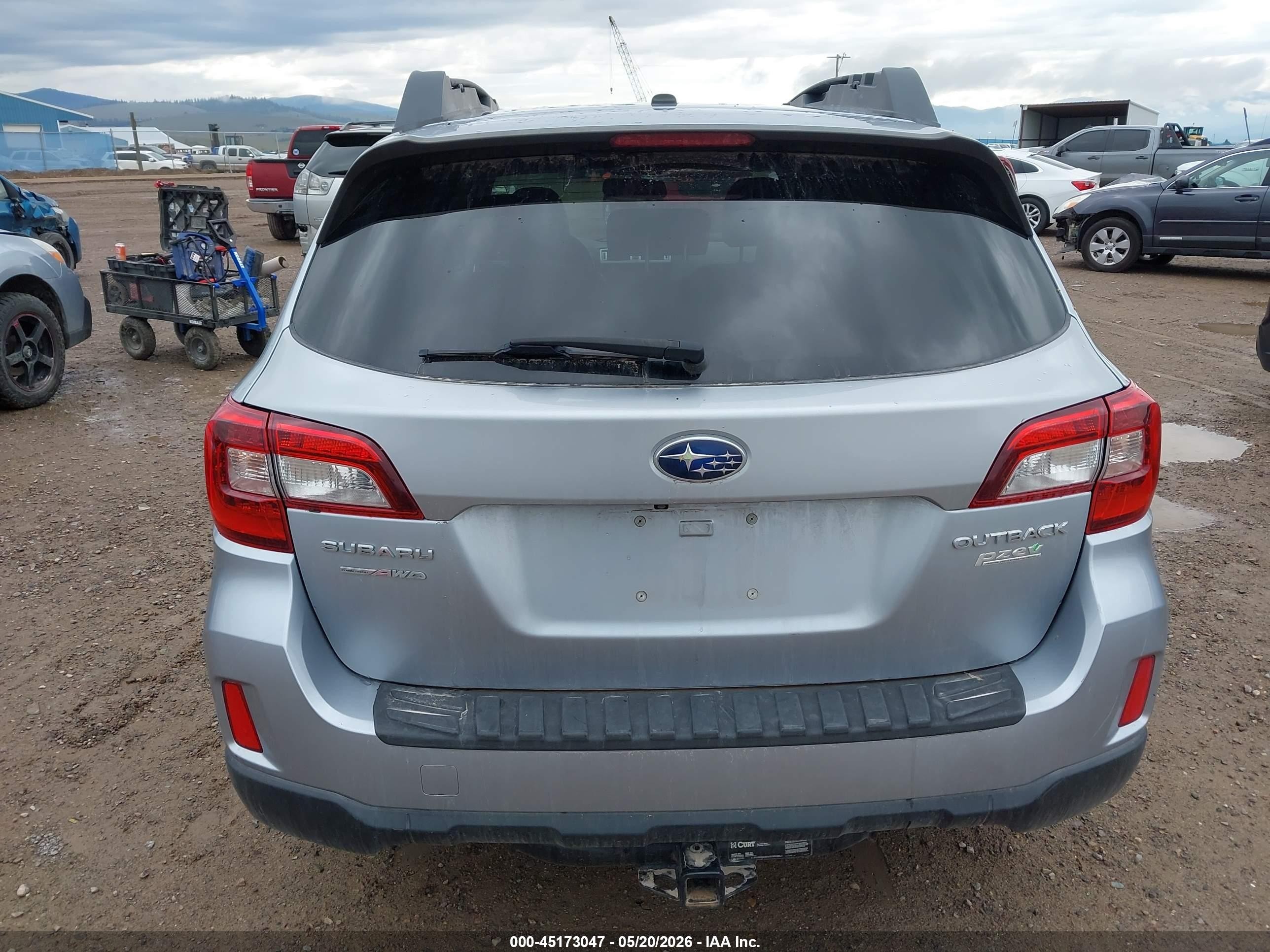 2015 Subaru Outback 2.5i Limited Light Blue vin: 4S4BSAJC4F3268215