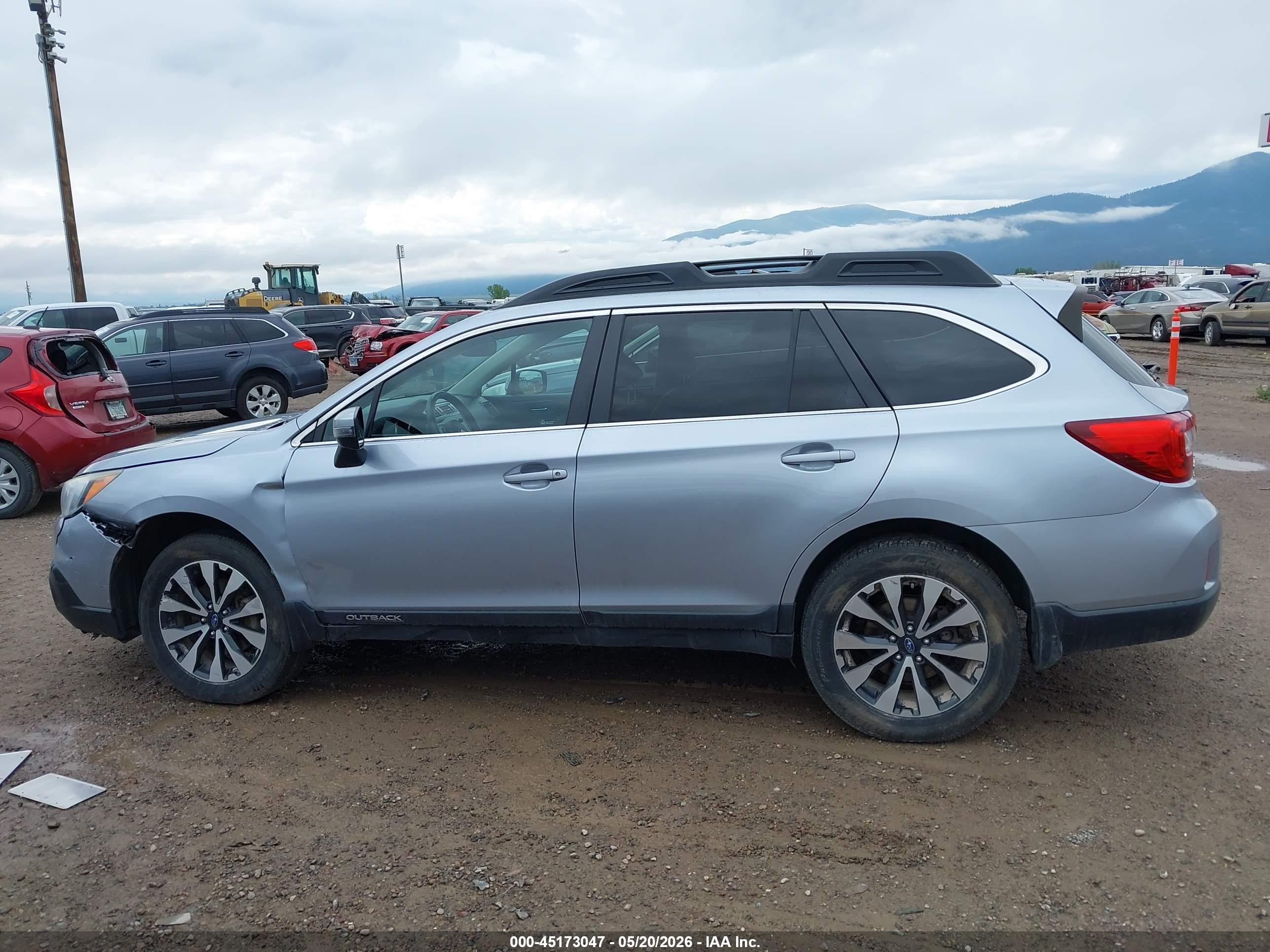 2015 Subaru Outback 2.5i Limited Light Blue vin: 4S4BSAJC4F3268215